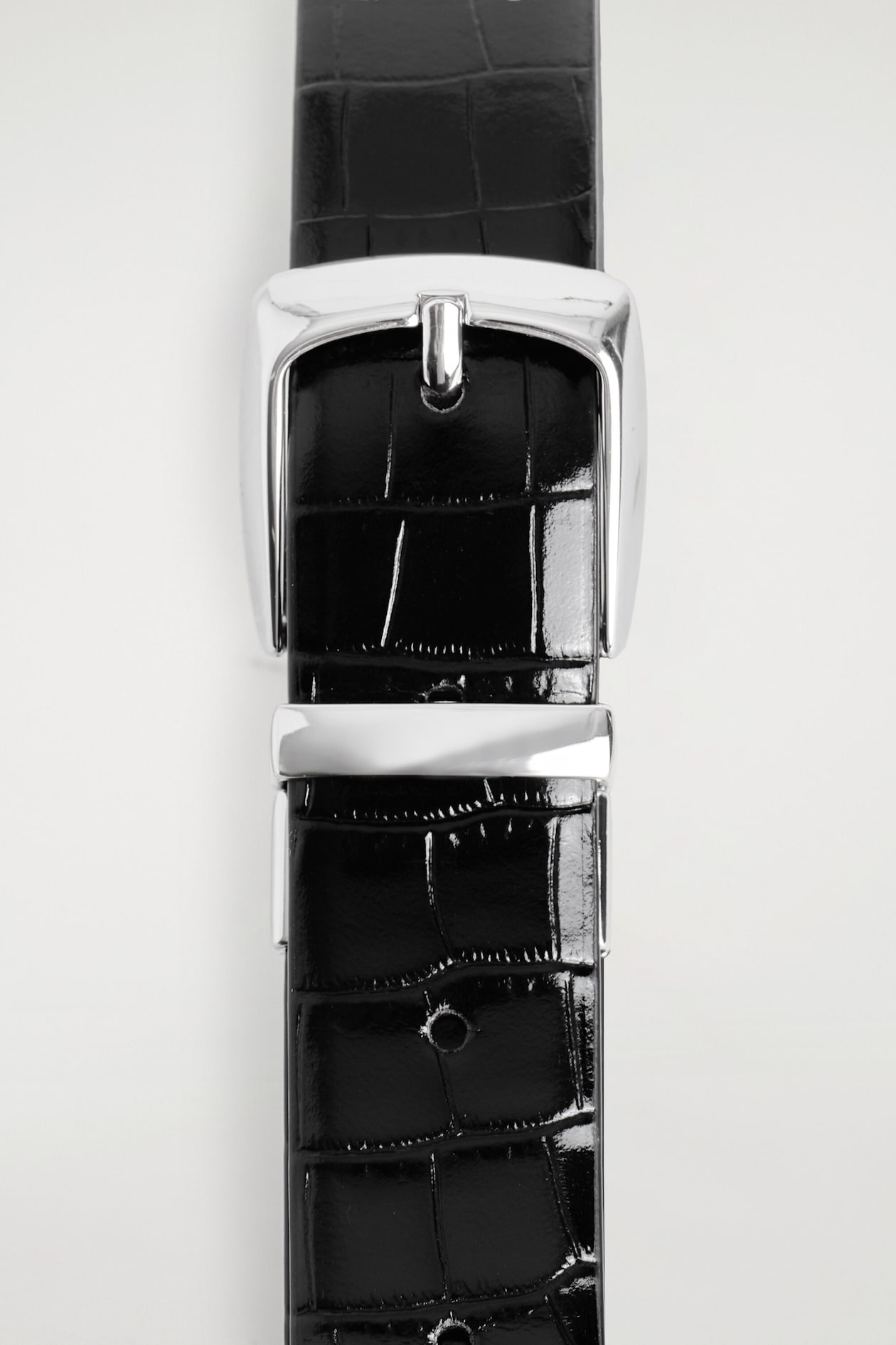 REVERSIBLE LEATHER BELT — BLACK / BROWN