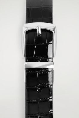 REVERSIBLE LEATHER BELT — BLACK / BROWN 2