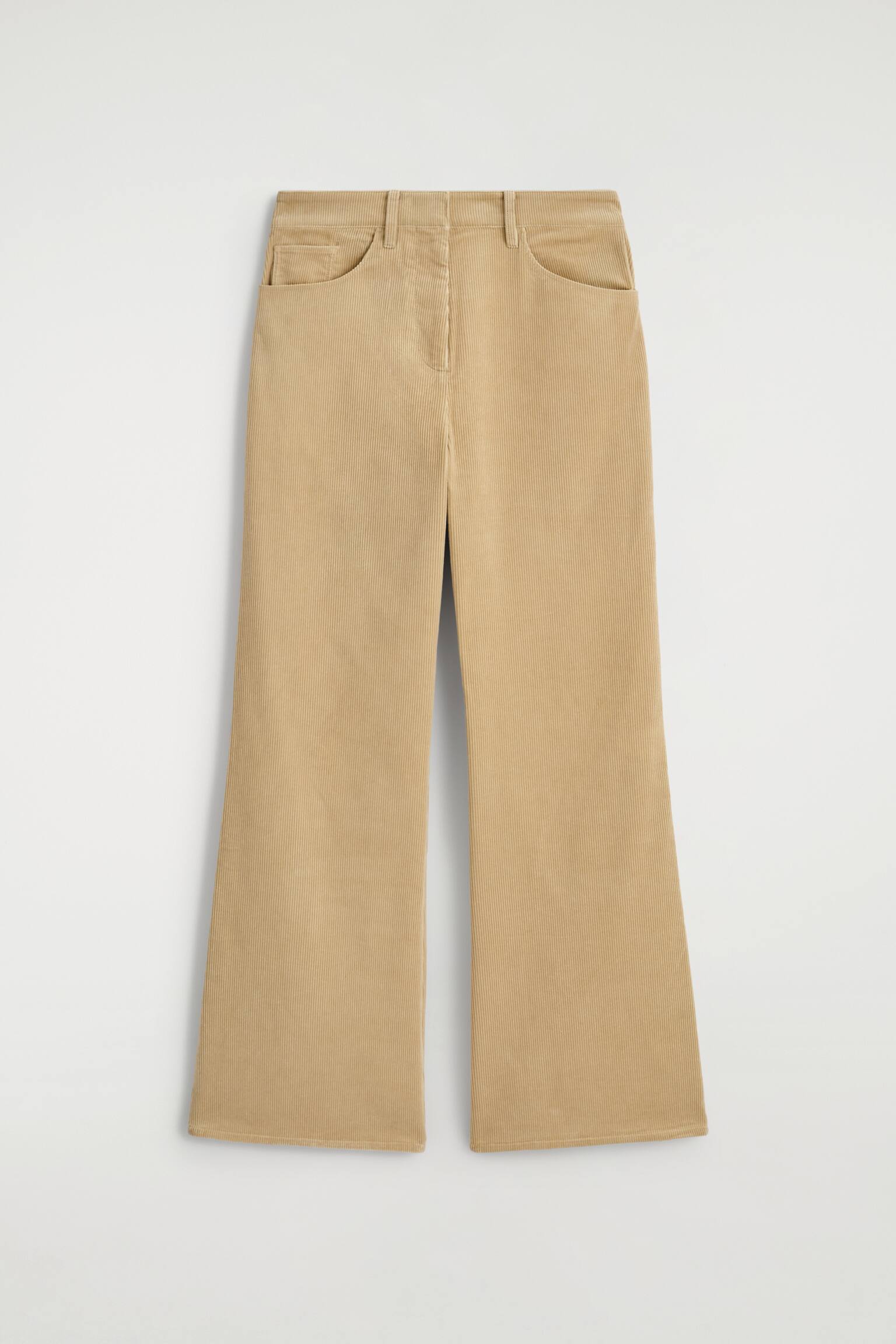 PANTALÓN DE PANA STRAIGHT-LEG - BEIGE - 2