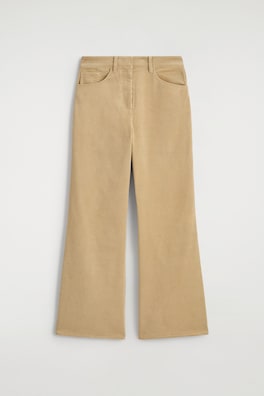 CORDUROY STRAIGHT-LEG PANTS — BEIGE 7