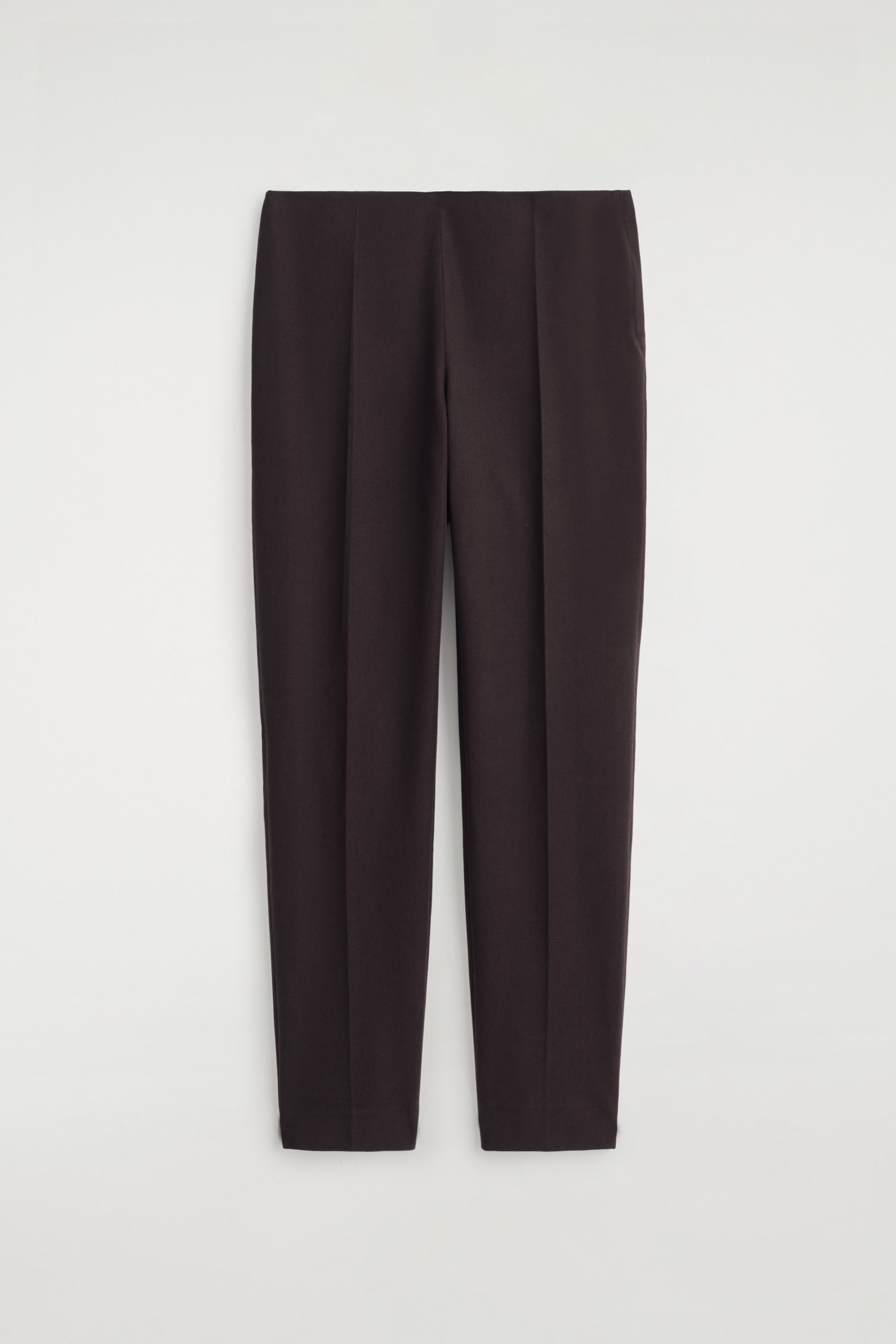 SLIM-LEG CROPPED PANTS