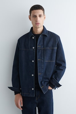 DENIM OVERSHIRT — DARK BLUE 2