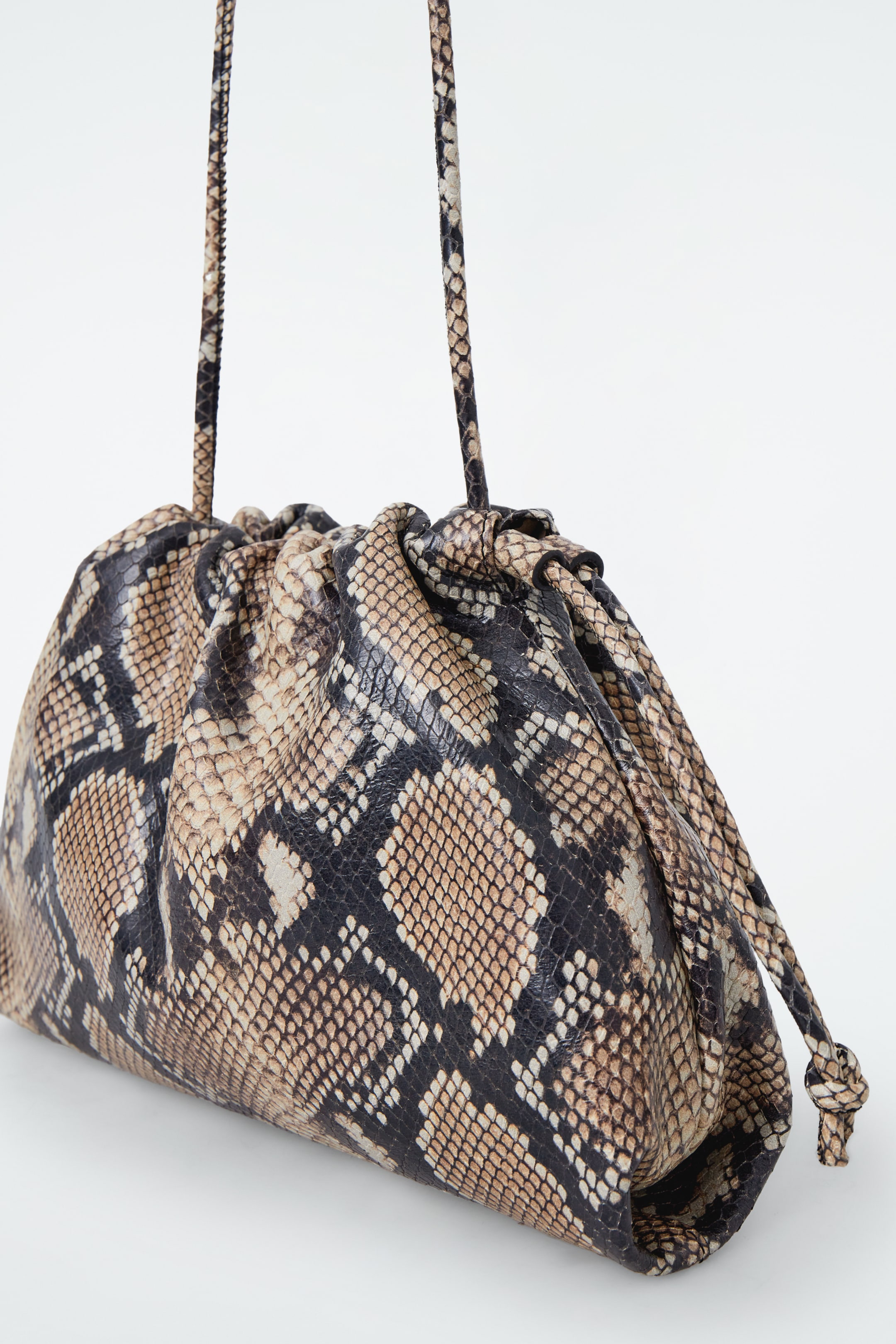 View larger image: MINI CAVATELLI CLUTCH BAG - LEATHER - SNAKE EFFECT - Ladies | H&M GB 5