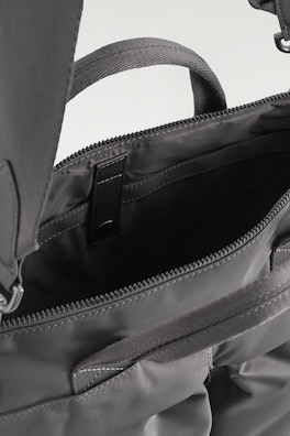 TRANSIT MESSENGER BAG - NYLON — GREY 1