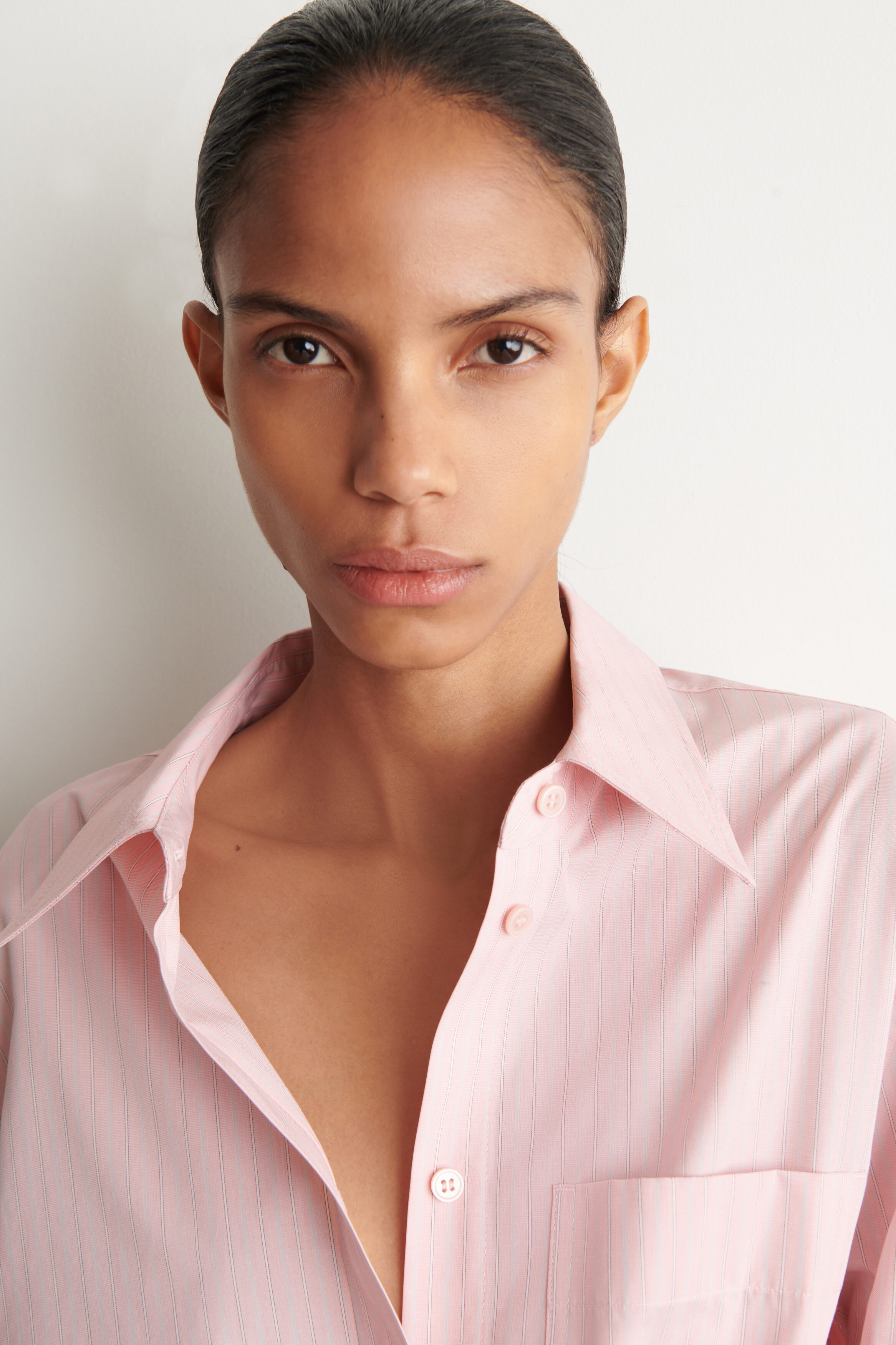 STRIPED COTTON SHIRT - thumbnail 2