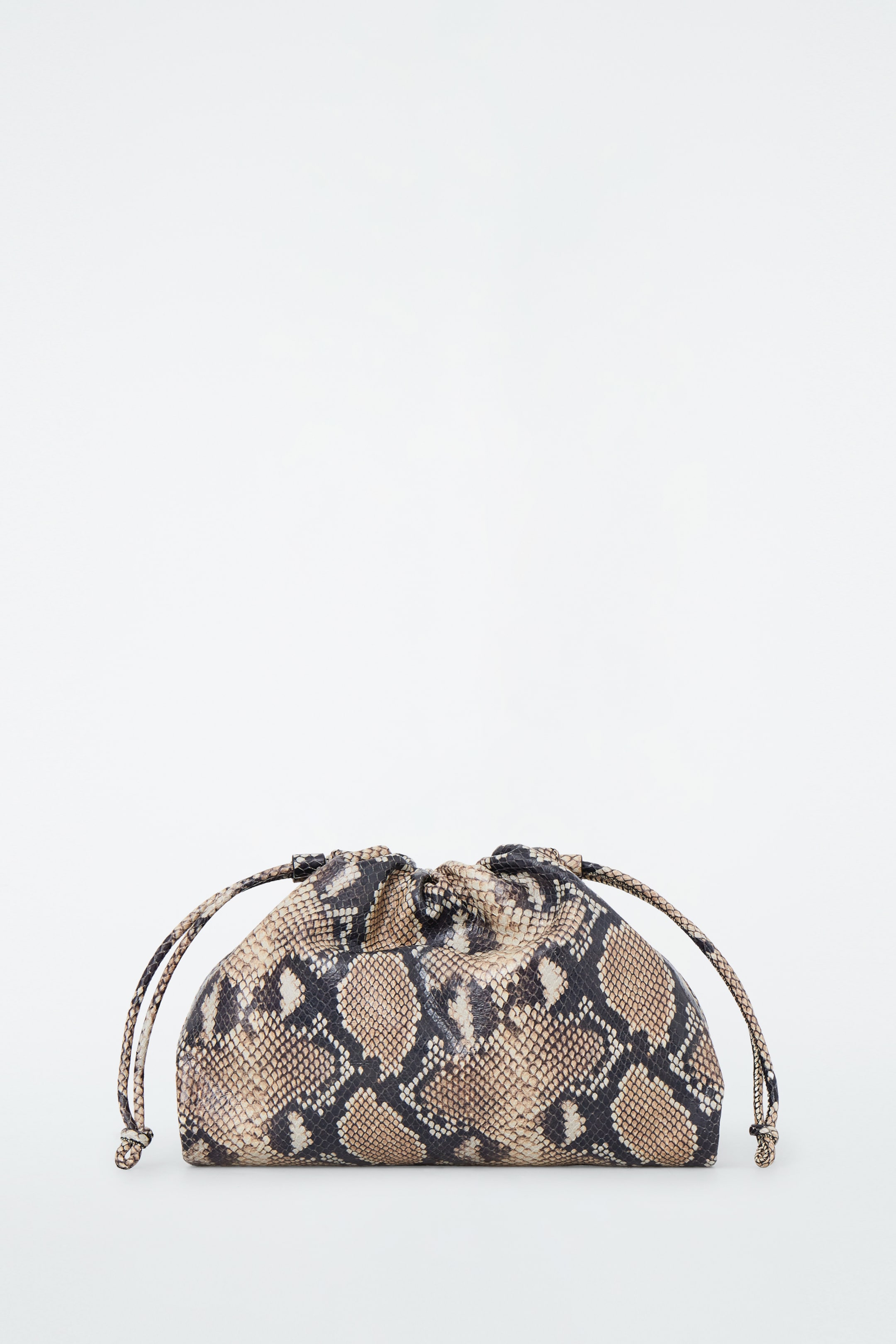 View larger image: MINI CAVATELLI CLUTCH BAG - LEATHER - SNAKE EFFECT - Ladies | H&M GB 4