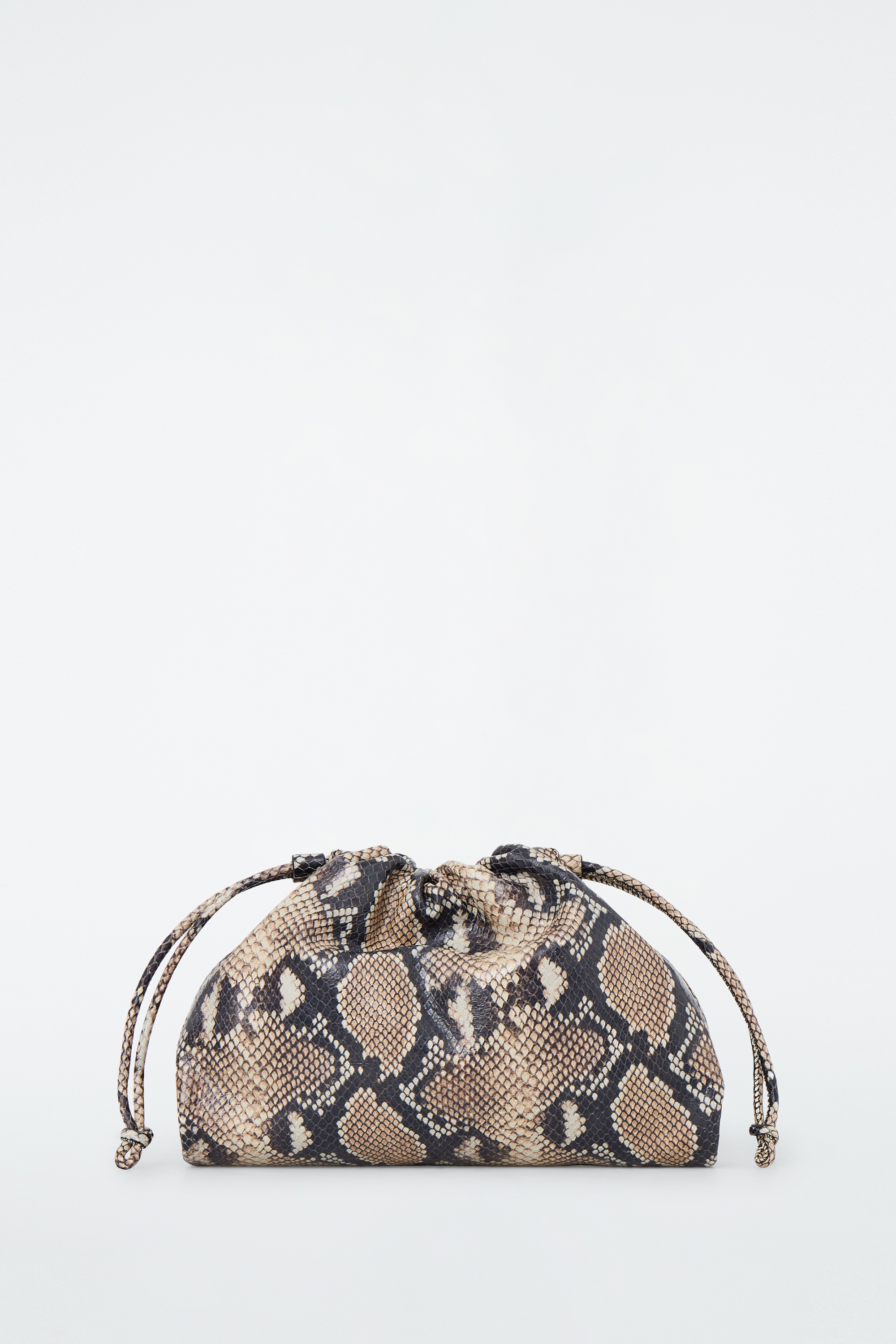 Set Di 4 Borse Donna In Pelle Serpente PU - Borsa A Mano, Portafoglio, Clutch E Porta Carte