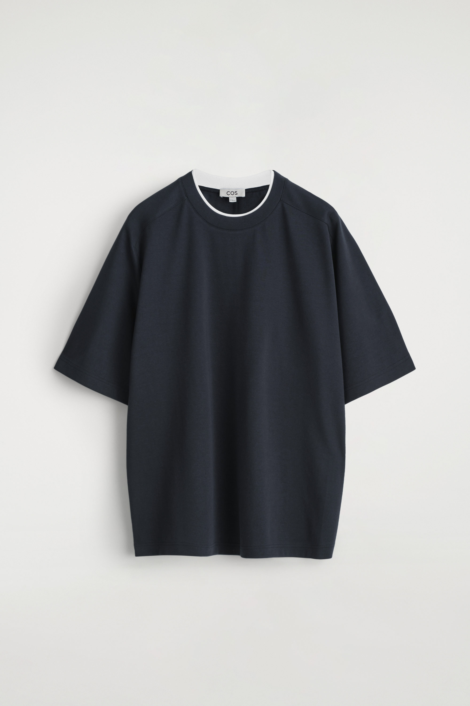 ARGUE - argue＊T-SHIRT HOLE KNIT/DARK NAVYサイズ1 Black and wander Plain Base T-Shirt | SVD