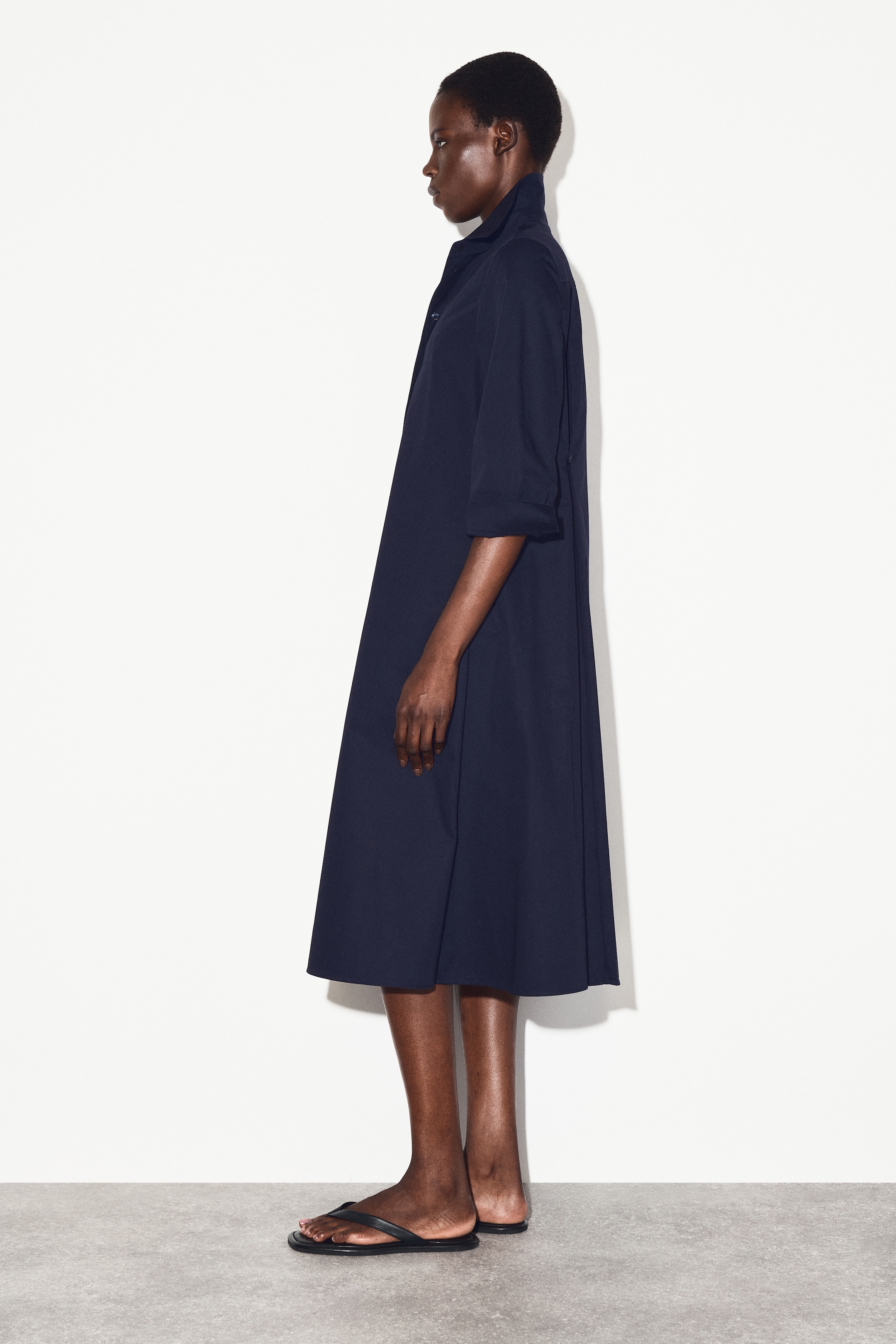 Visualizza immagine più grande: ABITO CHEMISIER MAXI - BLU NAVY - DONNA | H&M IT 3