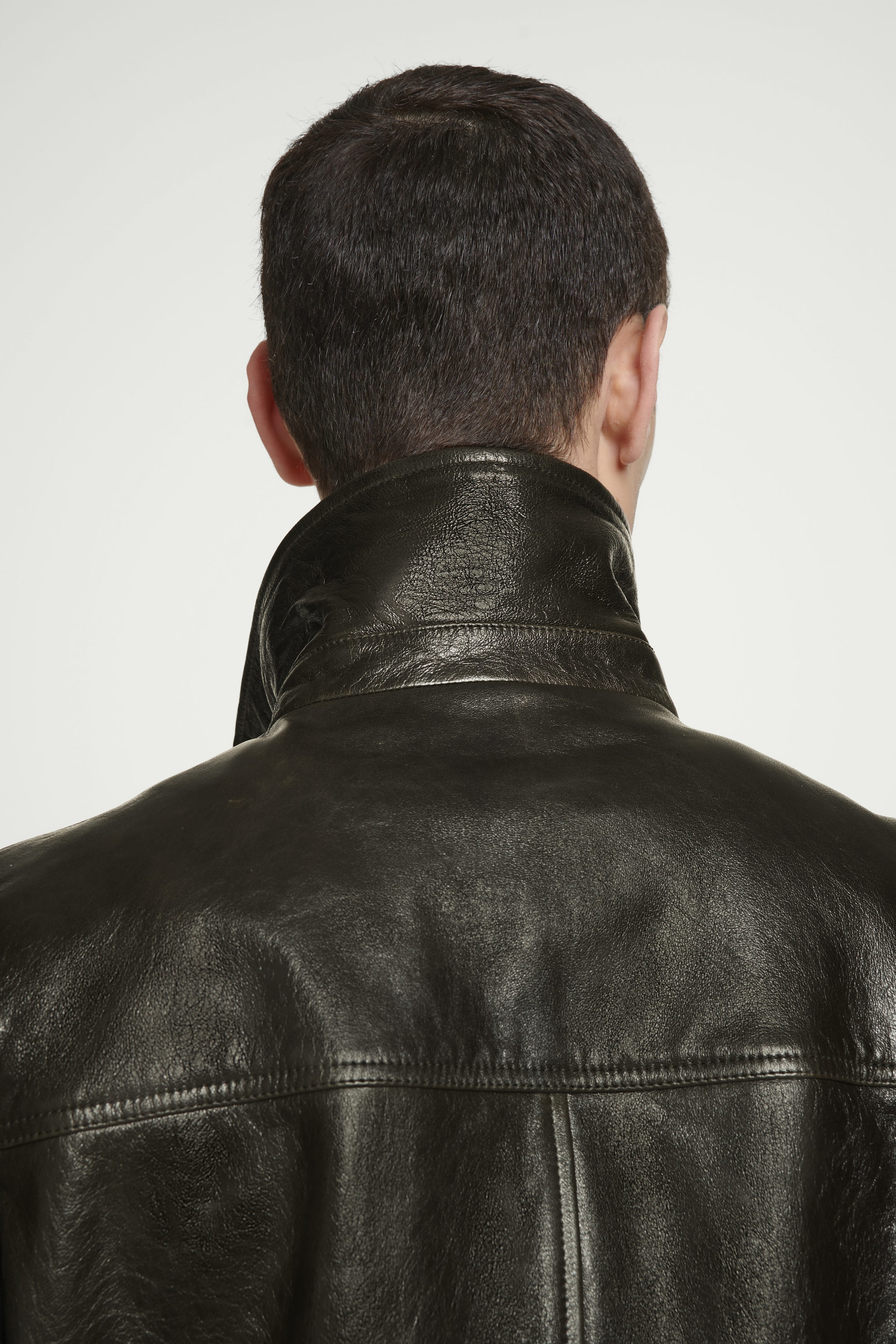 LEATHER AVIATOR JACKET