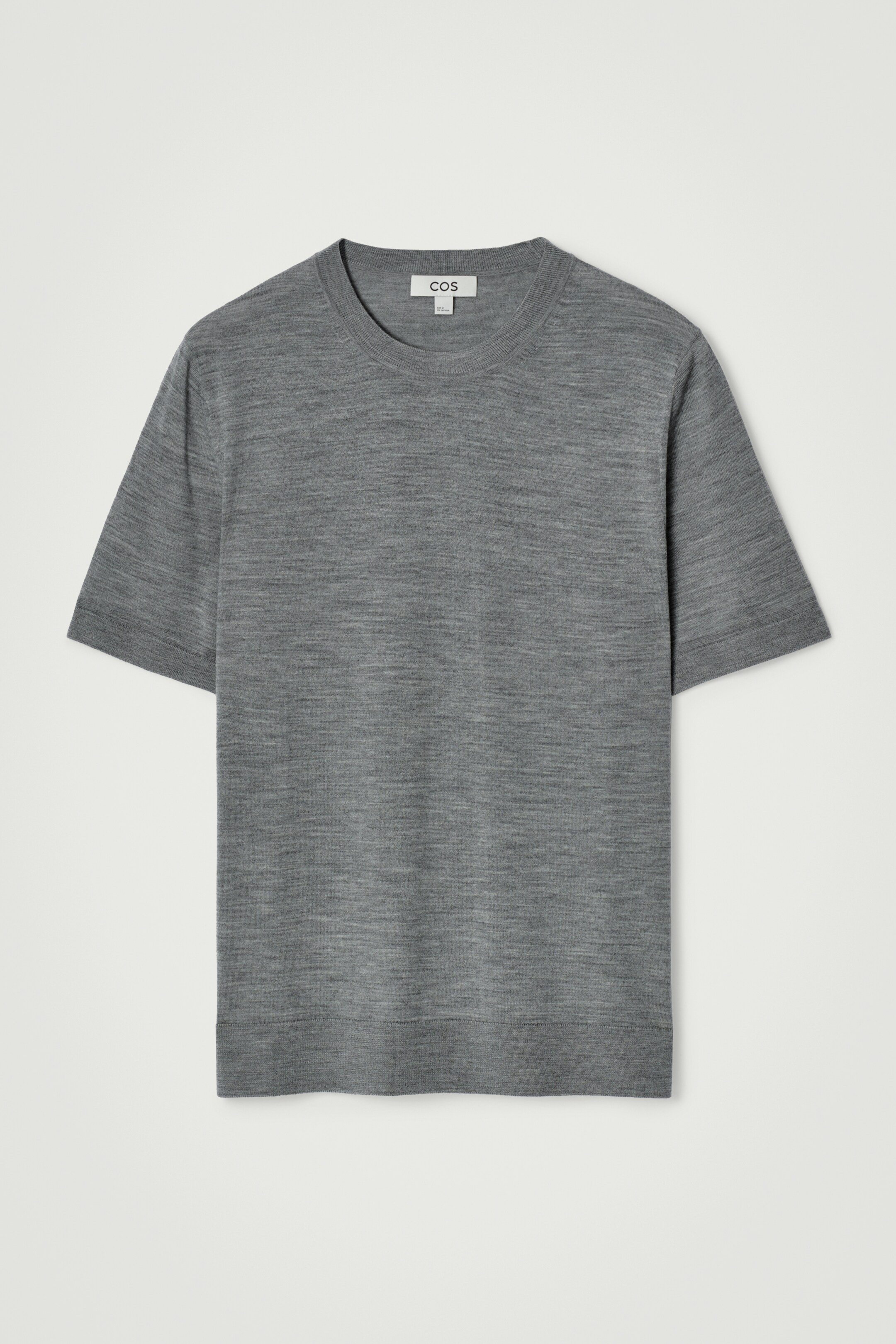 Größeres Bild ansehen: SCHMALES STRICK-T-SHIRT AUS MERINOWOLLE - GRAU MELIERT - Men | H&M DE 7