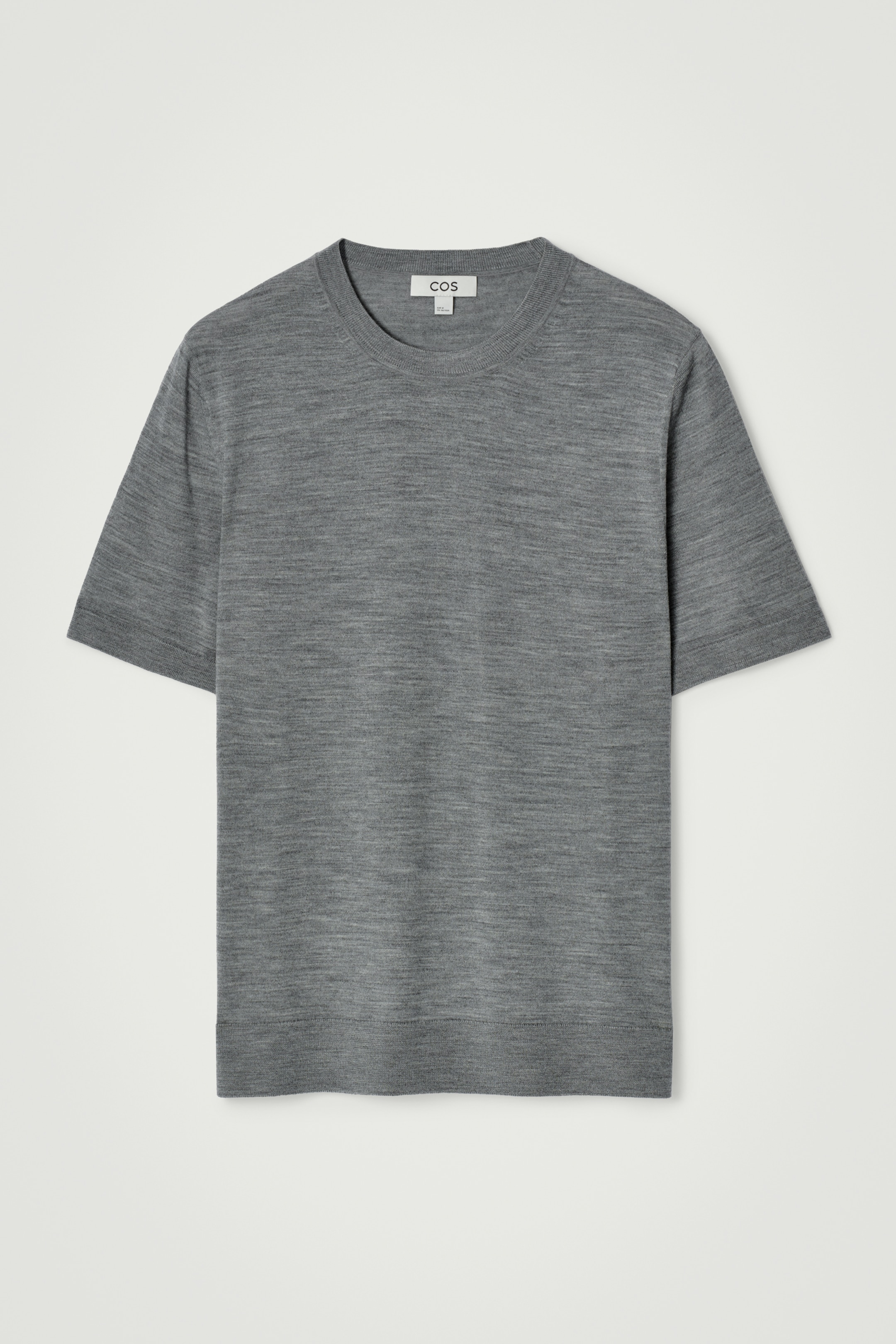Größeres Bild ansehen: SCHMALES STRICK-T-SHIRT AUS MERINOWOLLE - GRAU MELIERT - Men | H&M DE 7