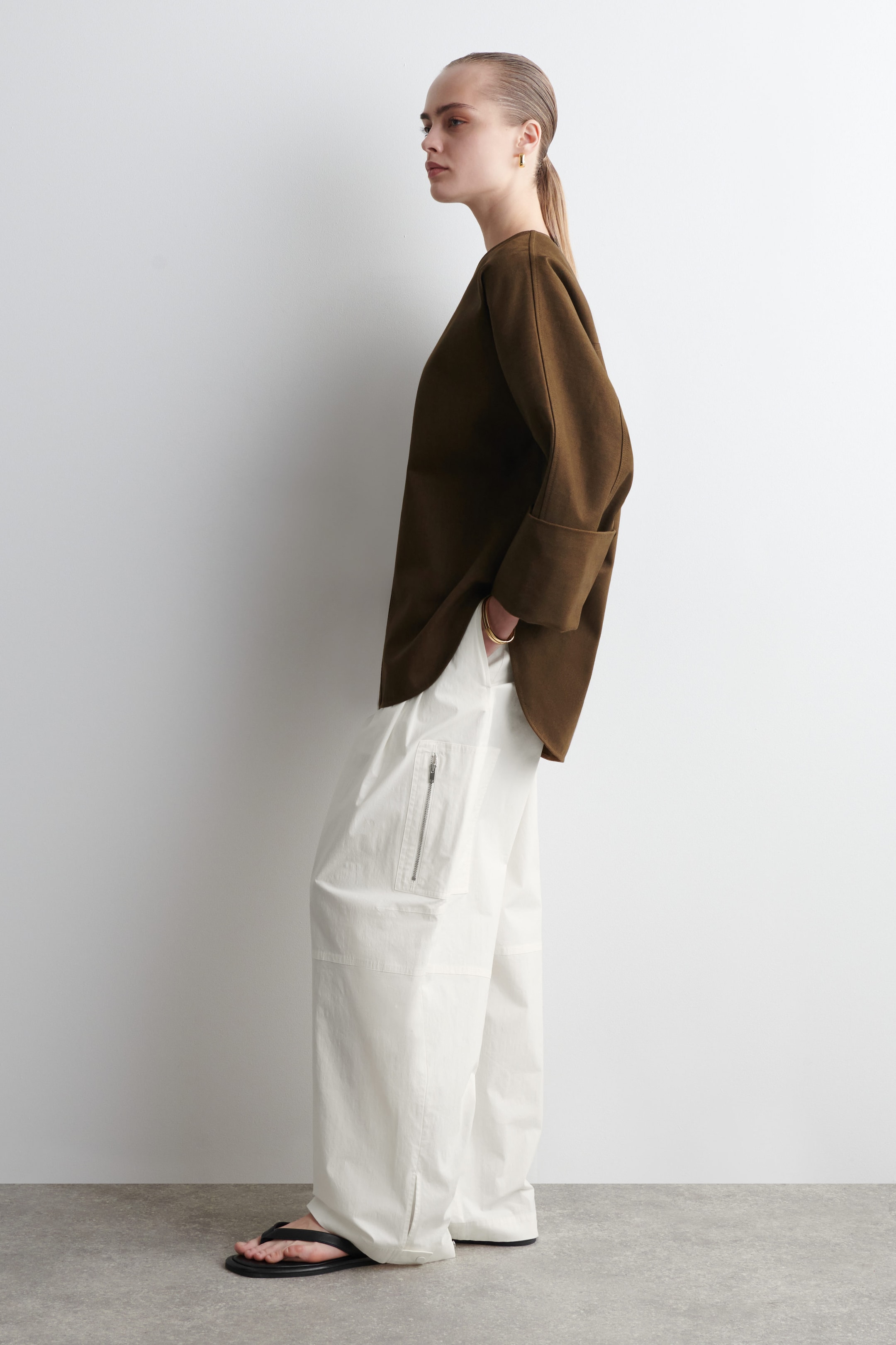 HAUT OVERSIZE EN DENIM