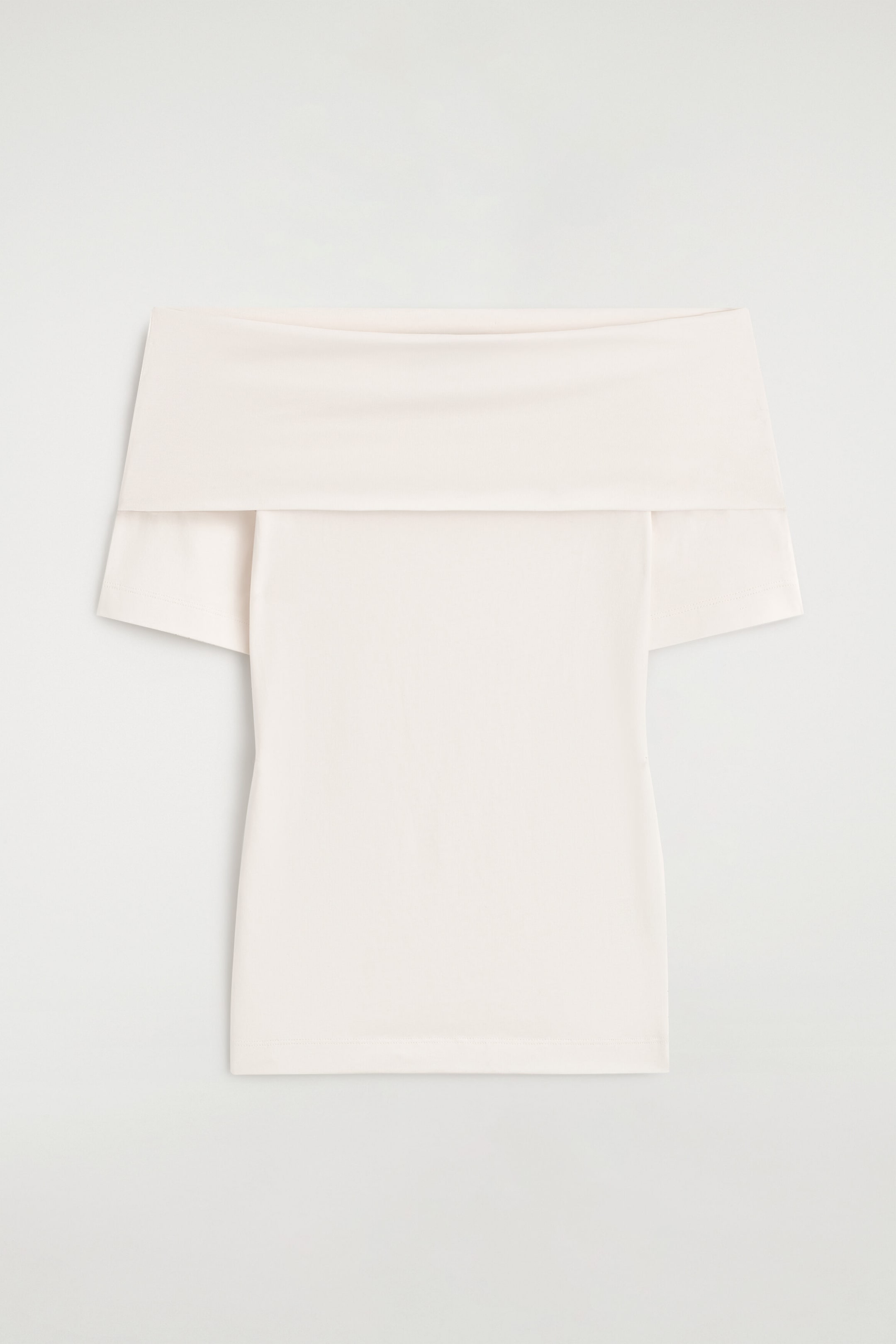 FOLDED OFF-THE-SHOULDER TOP