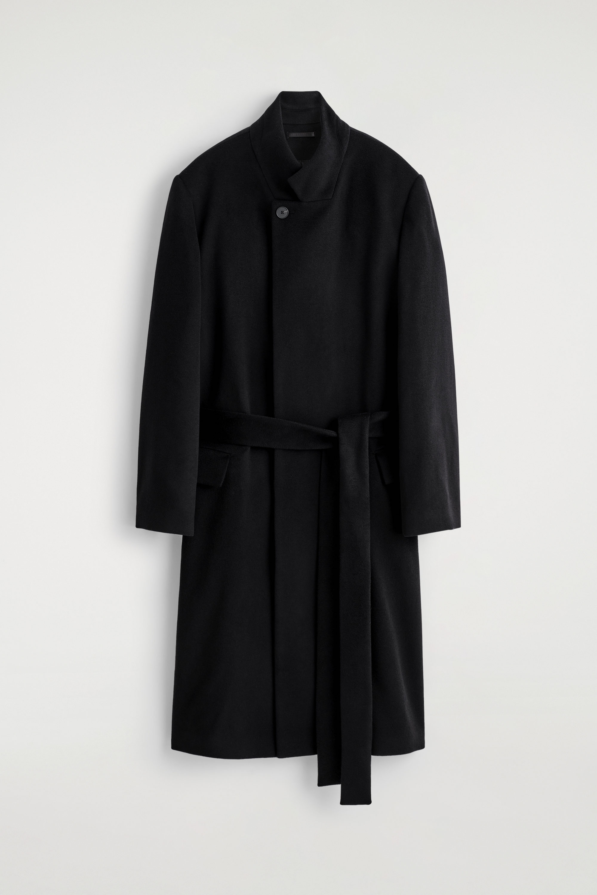 TAILORED WOOL COAT - BLACK | COS