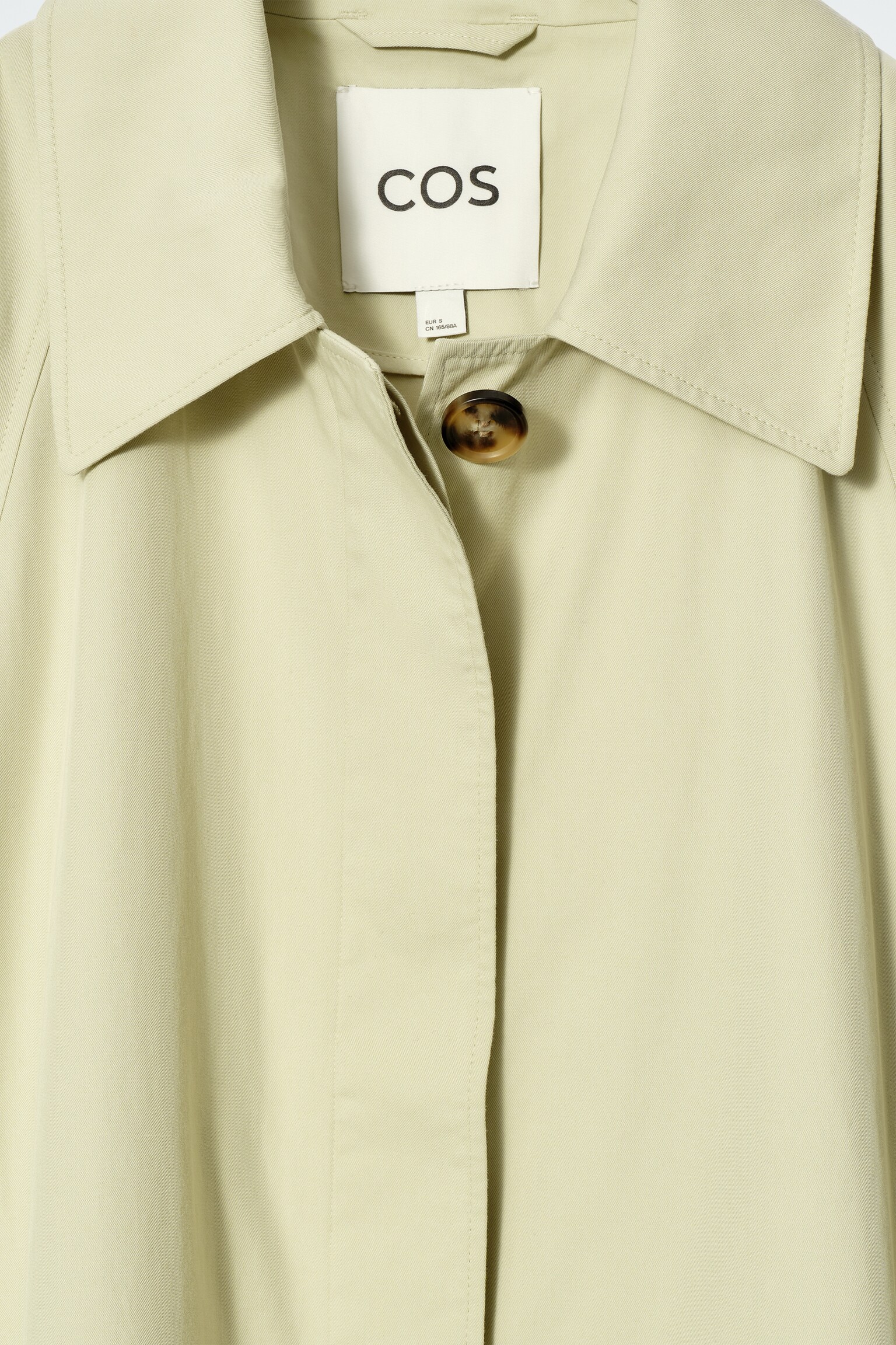GABARDINA LIGERA OVERSIZE - VERDE CLARO - 3