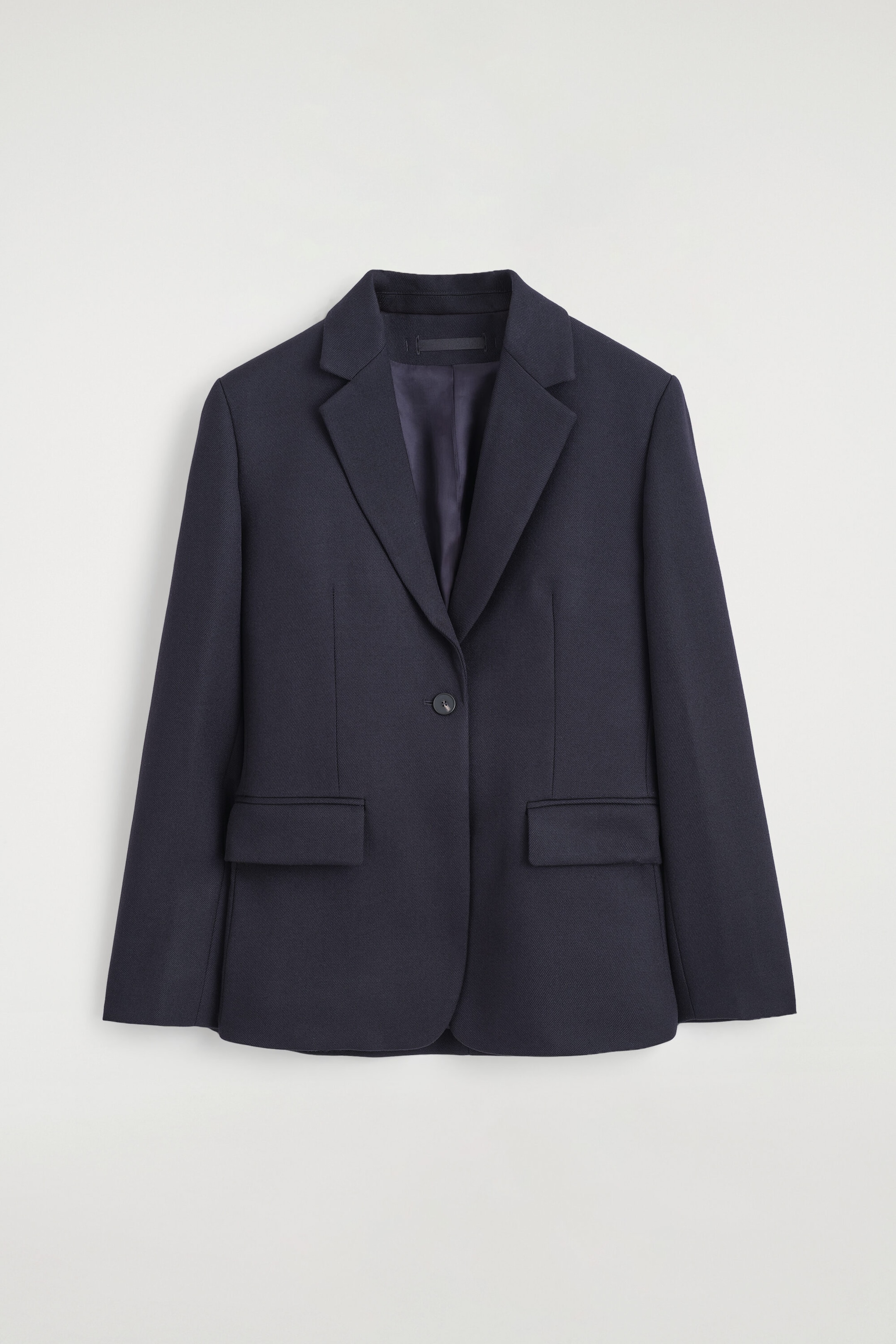 SINGLE-BREASTED WOOL BLAZER