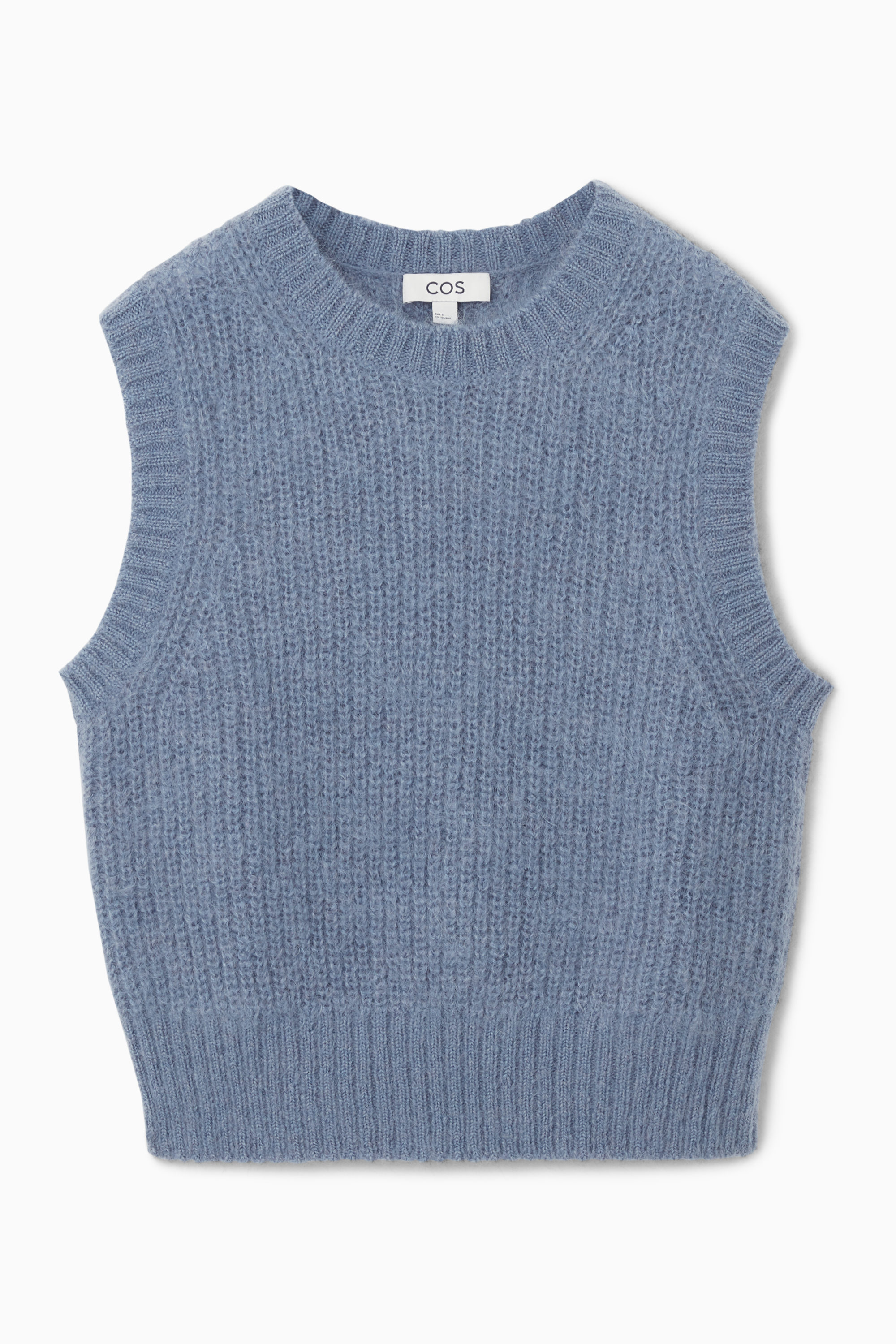 トップス Miu Miu Mohair Knit Vest Miu Miu Sweater Vest in Tobacco & Rosa | FWRD