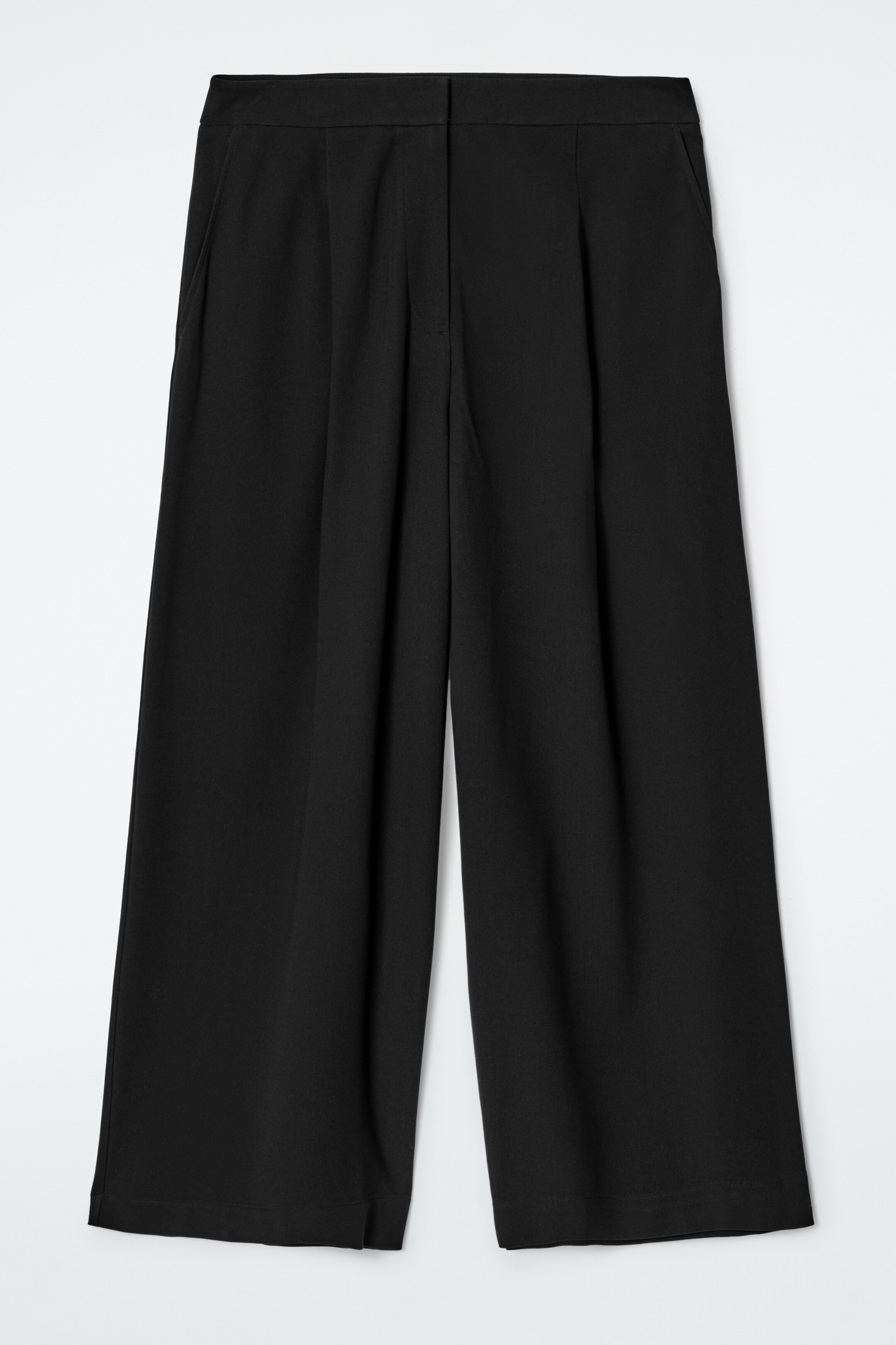 Ver imagen más grande: PANTALÓN CROPPED DE PERNERA ANCHA - AZUL MARINO - MUJER | H&M ES 7