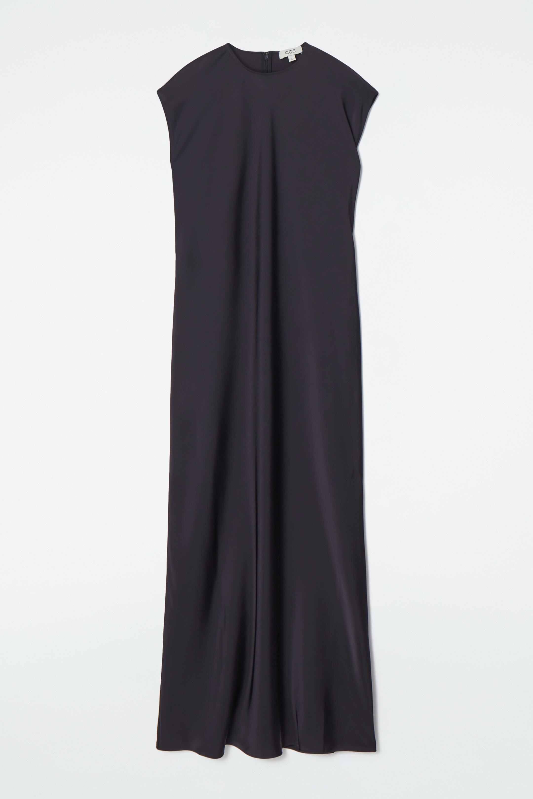 Grösseres Bild ansehen: MIDIKLEID AUS SATIN MIT BINDEDETAILS - NAVYBLAU - DAMEN | H&M CH 1
