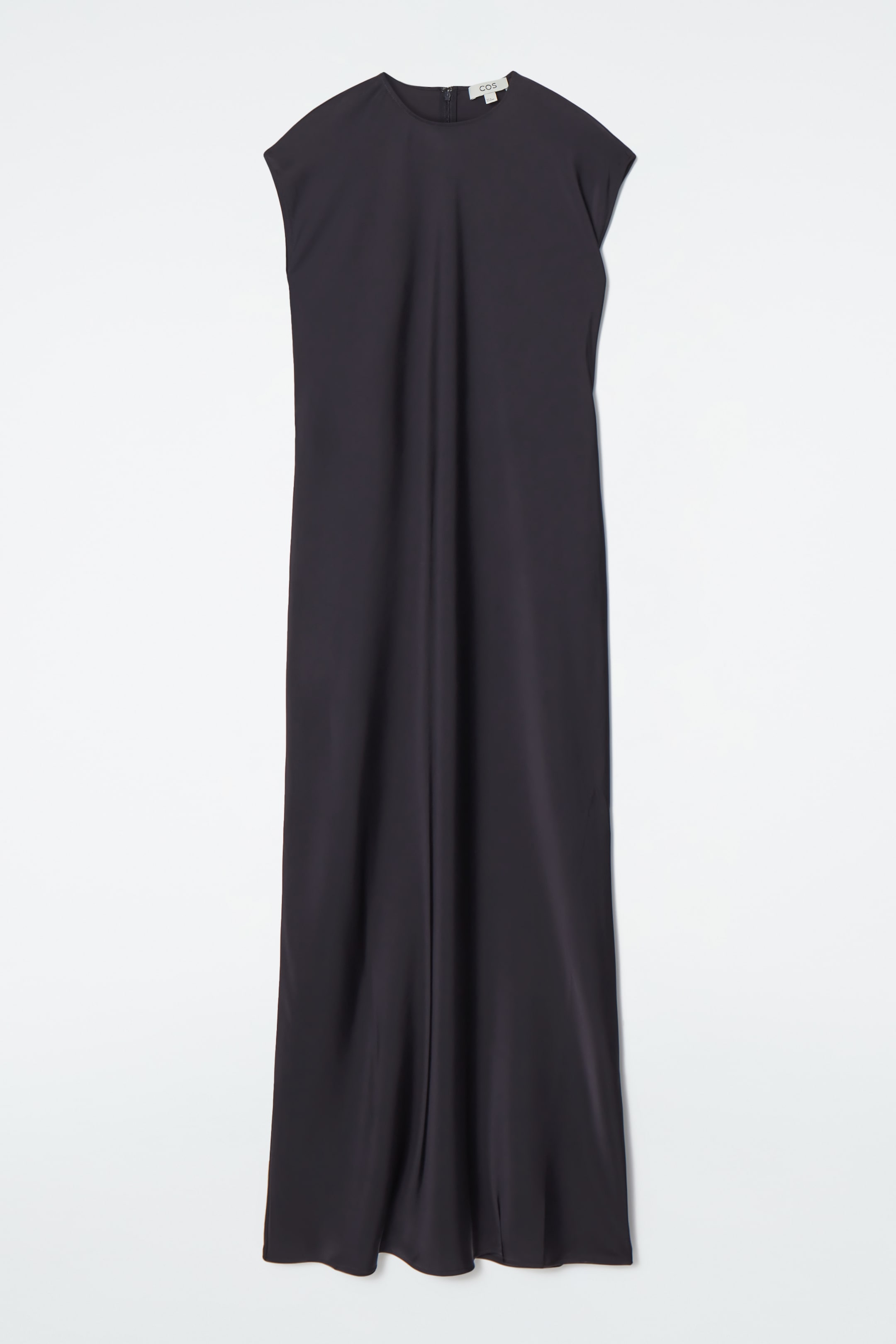 Ingrandisci l'immagine: TIE-DETAIL SATIN MIDI DRESS - NAVY - DONNA | H&M CH 1