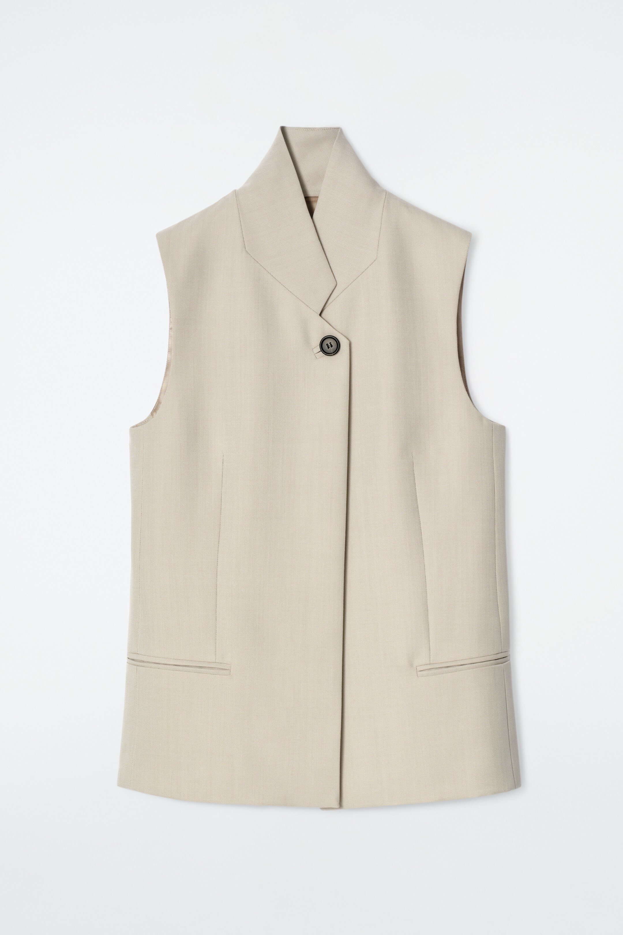 Vezi imaginea mai mare: VESTĂ LUNGĂ DIN LÂNĂ - Cappuccino - FEMEI | H&M RO 7
