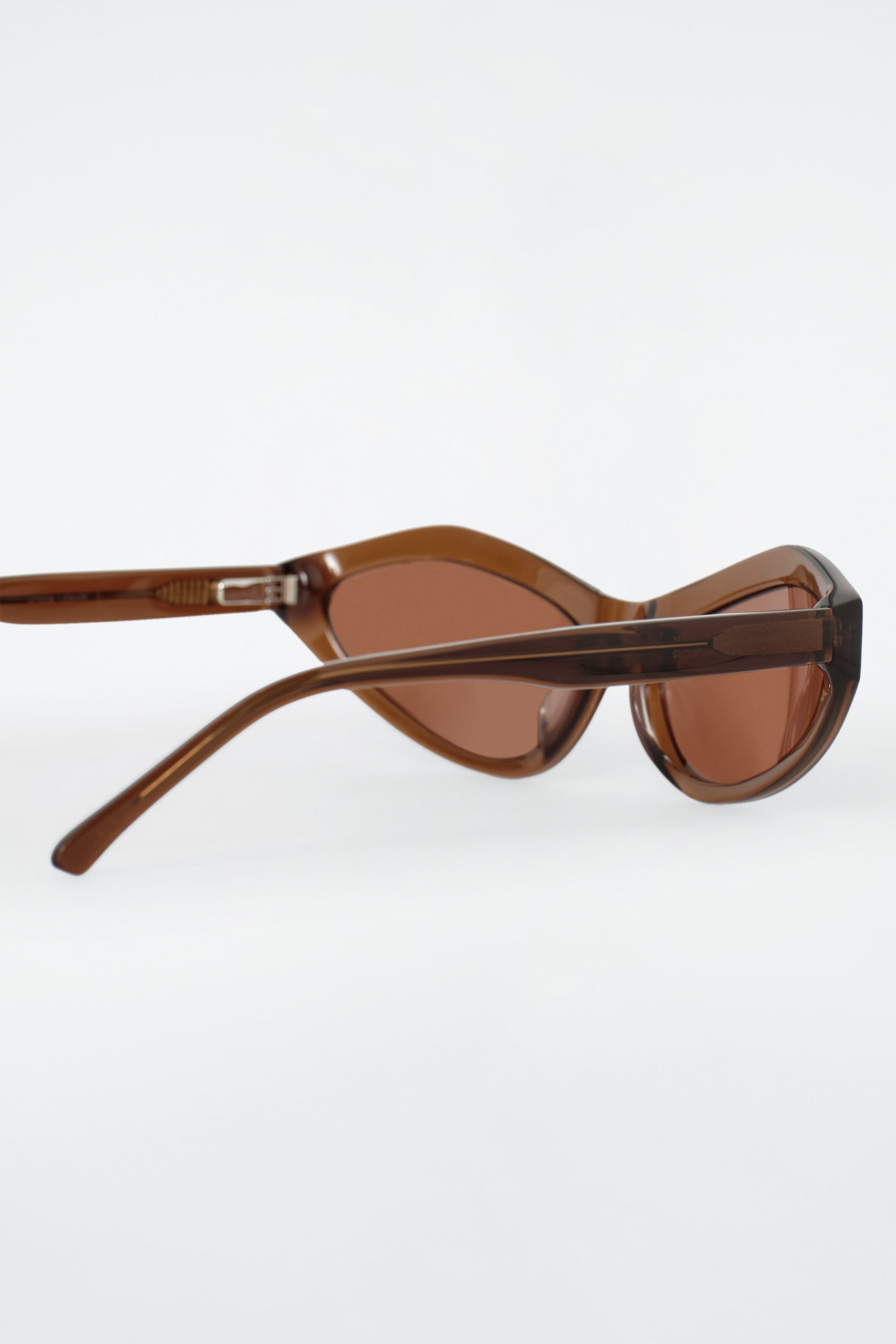 Cos Narrow Orange Cat Eye Sunglasses Size OS Kosmos Sunglasses main image 3