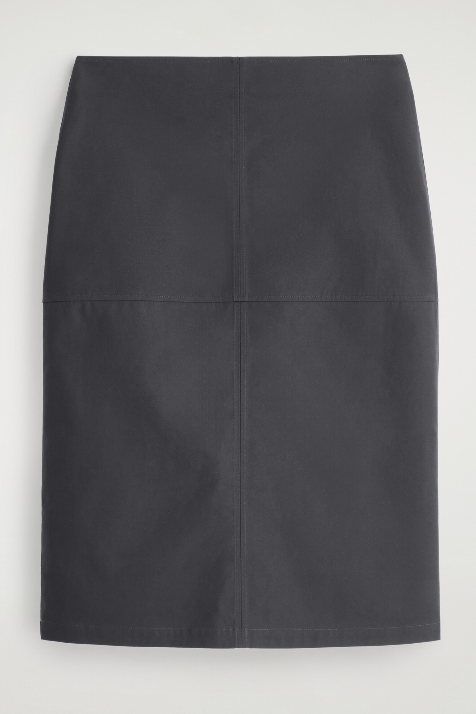 JUPE CRAYON EN COTON - GRIS/BLANC - 2