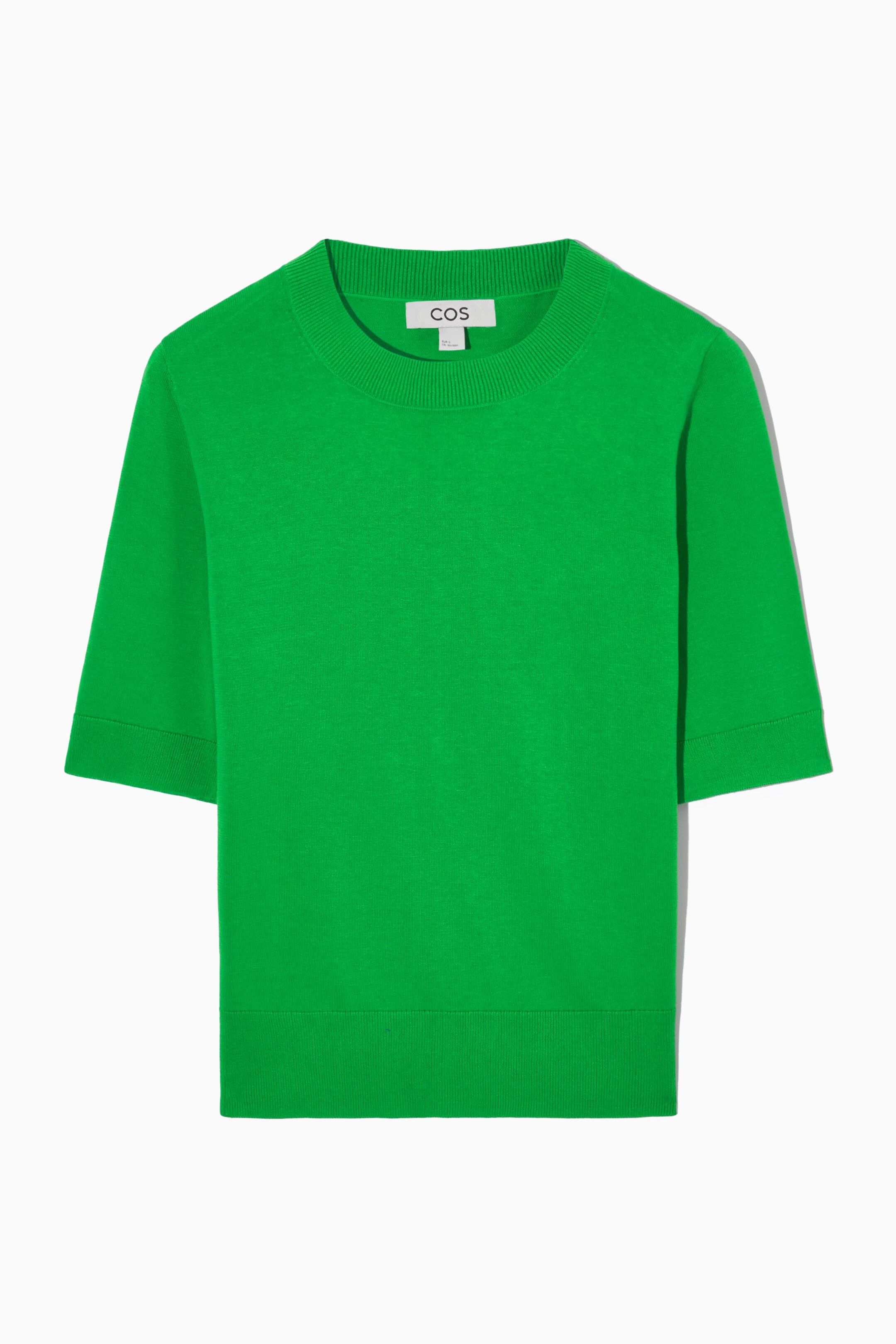 Agrandir l'image: T-SHIRT REGULAR EN MAILLE - VERT - FEMME | H&M CH 1