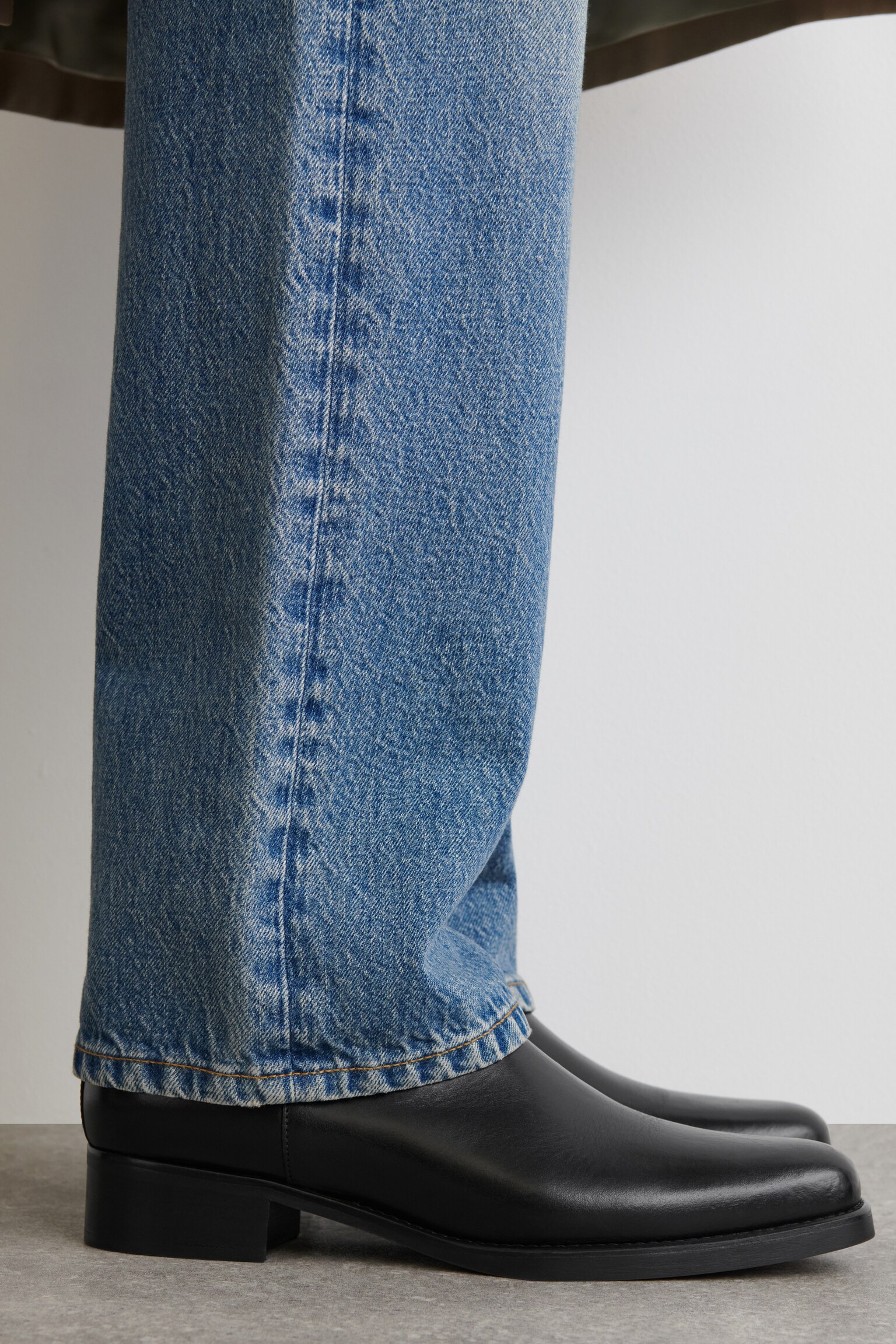 STIVALETTI CHELSEA IN PELLE - NERO - 6