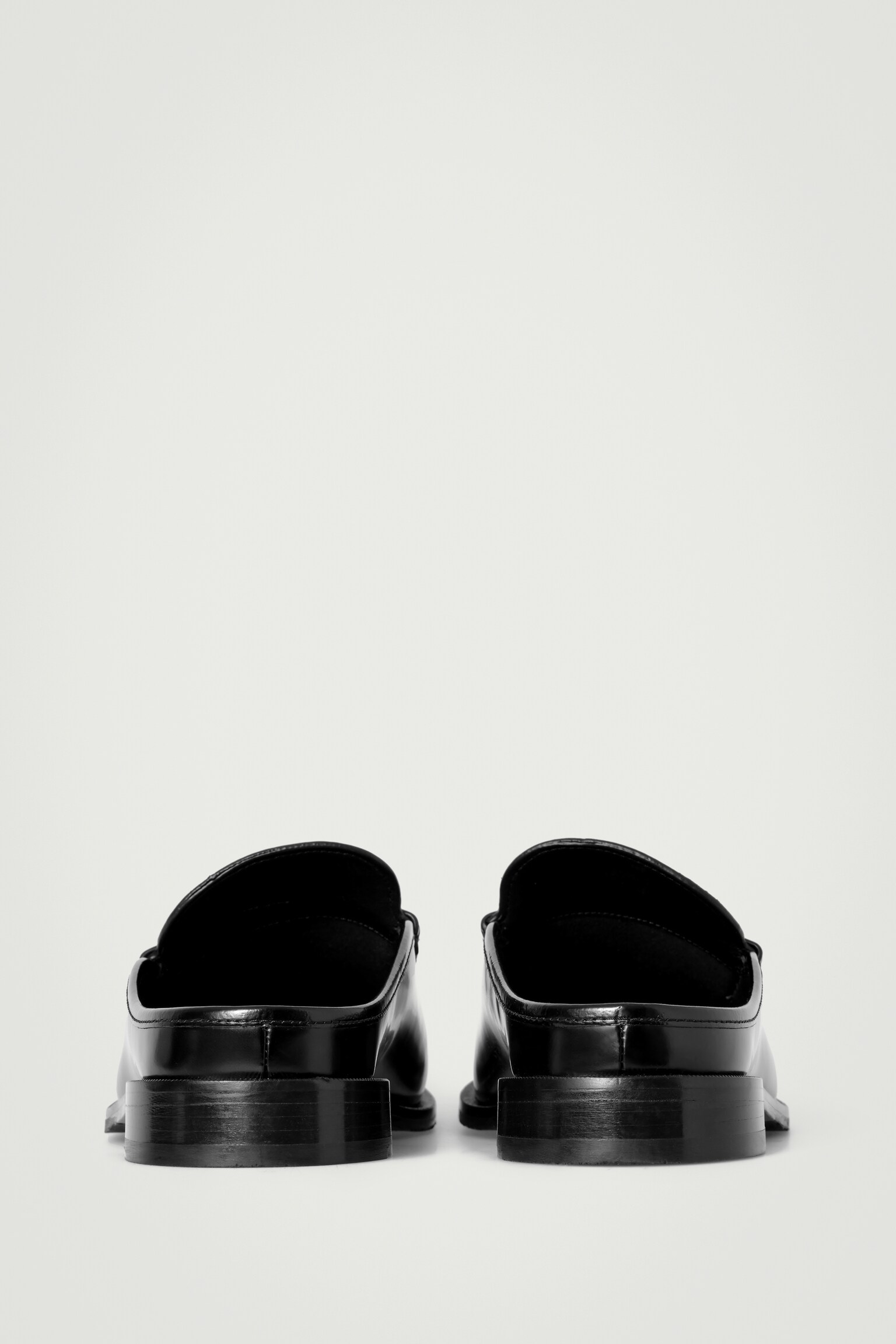 MOCASSINI MULES PENNY IN PELLE - NERO - 4