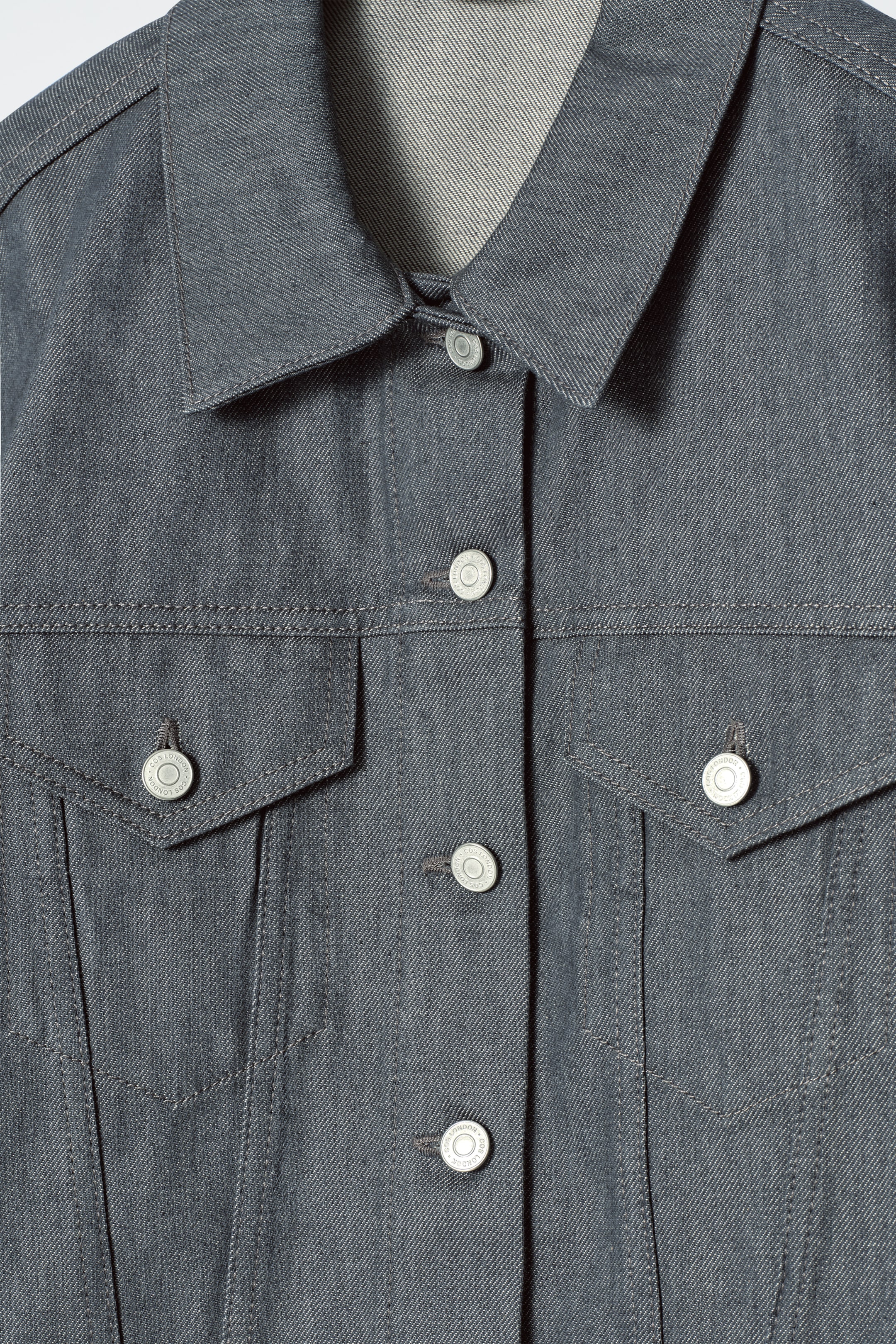 Agrandir l'image: VESTE OVERSIZE EN DENIM BRUT - GRIS BRUT - FEMME | H&M CH 8