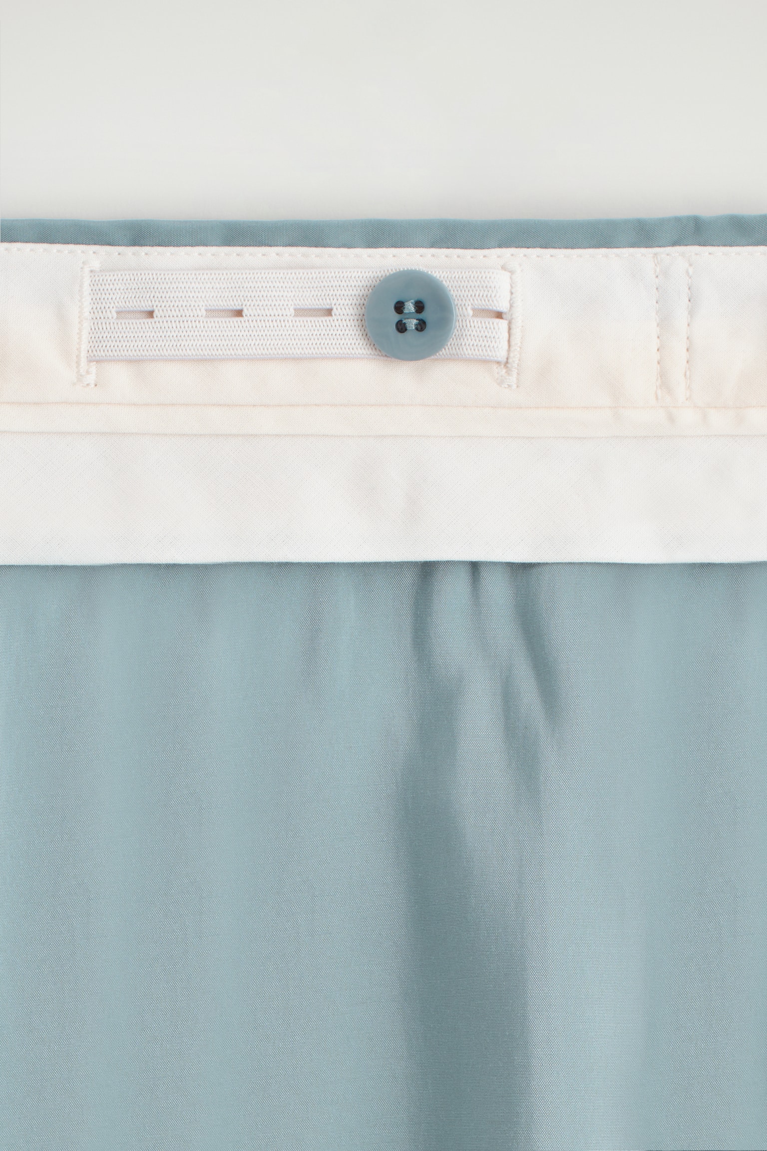 PANTALONI CULOTTE PLISSÉ FLUIDI - BLU/BEIGE - 4