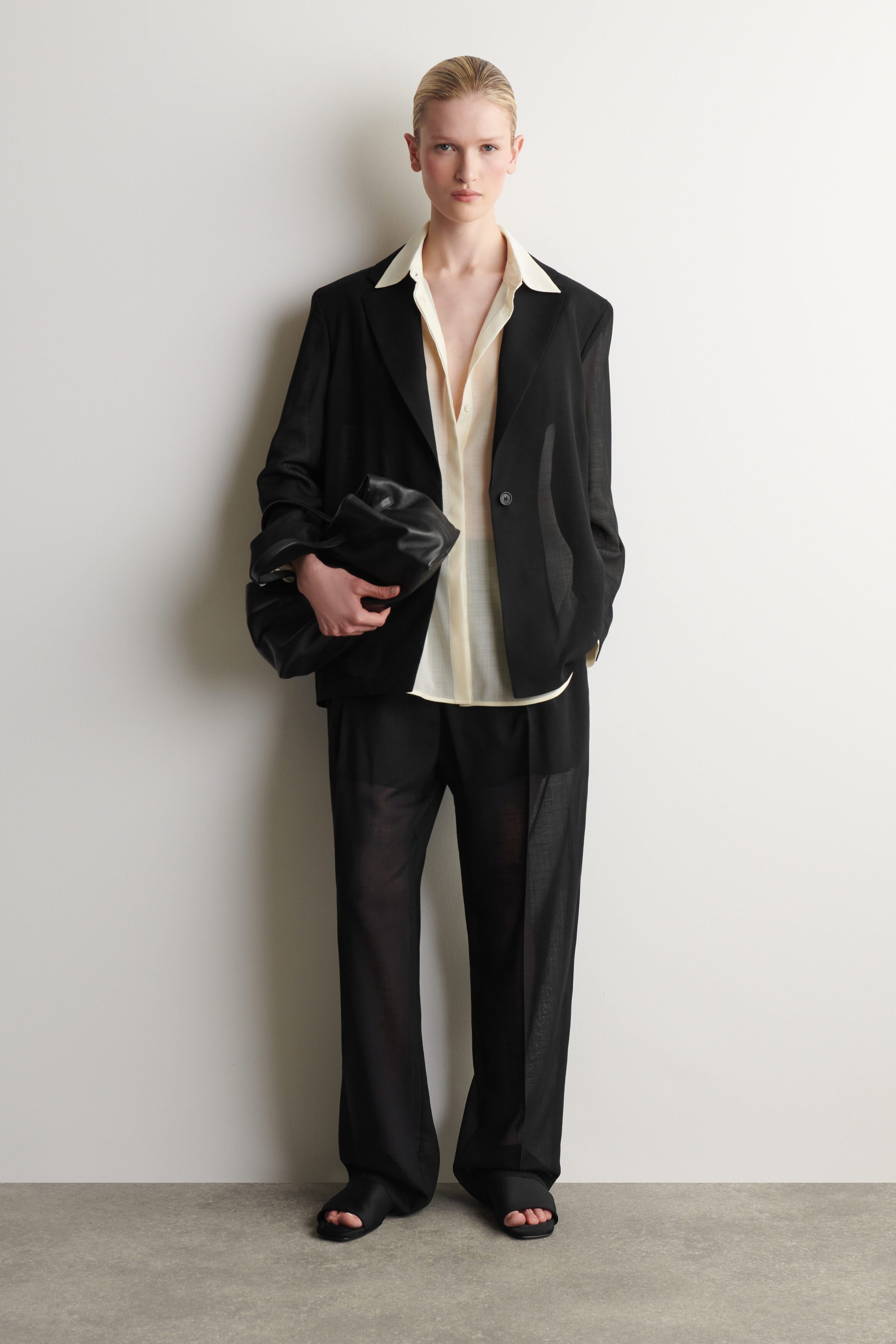 FLUID WOOL-VOILE SHIRT - thumbnail 2