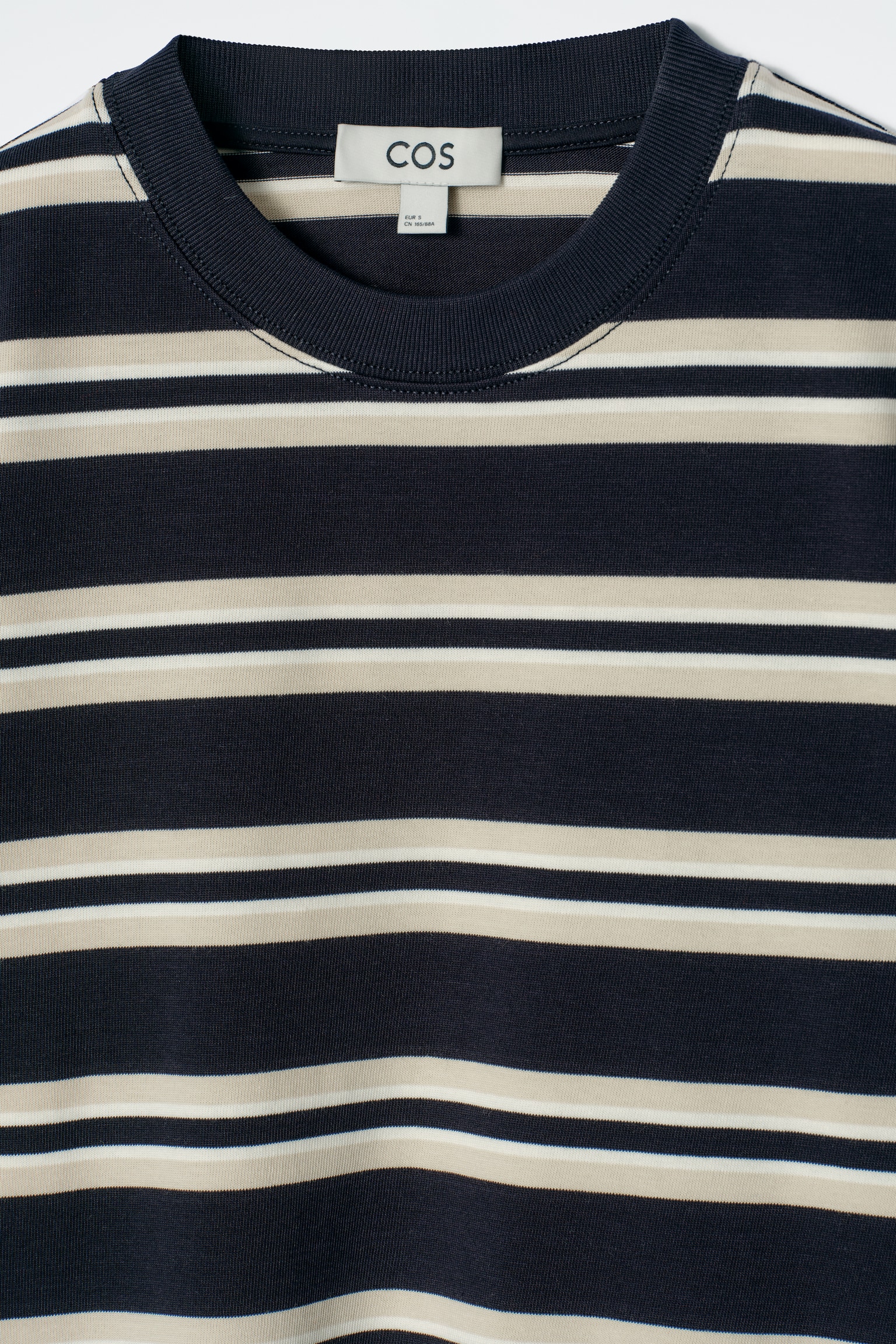 CLEAN CUT REGULAR T-SHIRT - NAVY / STRIPED/WHITE/black/GREY MARL/NAVY/LIGHT BEIGE/CHARCOAL MÉLANGE/WHITE / BLACK/PINK / NAVY/KHAKI/NAVY / WHITE / STRIPED/ORANGE / WHITE / STRIPED/COBALT BLUE/BRIGHT BLUE/BLACK / STRIPED/WHITE / BLACK / STRIPED/RED/LIGHT PINK/BLUE / STRIPED/off-white / black/BLUE/BLACK / GREEN / STRIPED - 3