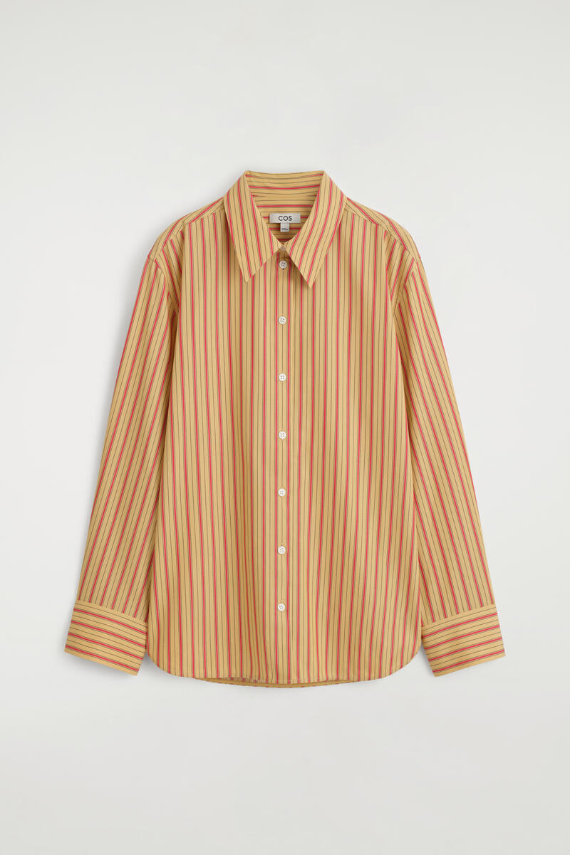 Striped Cotton-Lyocell Shirt