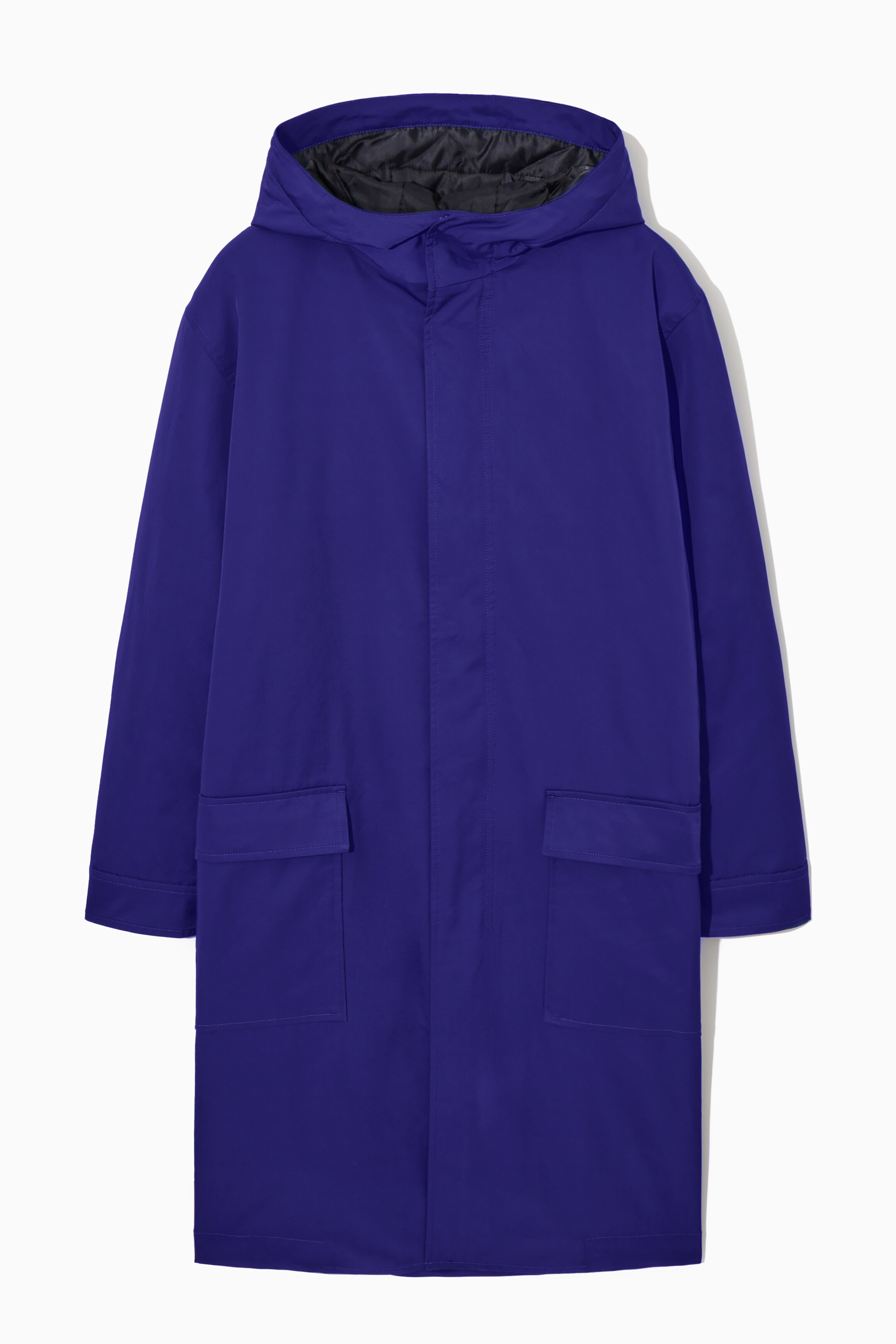 Grösseres Bild ansehen: WATTIERTER PARKA MIT KAPUZE - BLAU - HERREN | H&M CH 1
