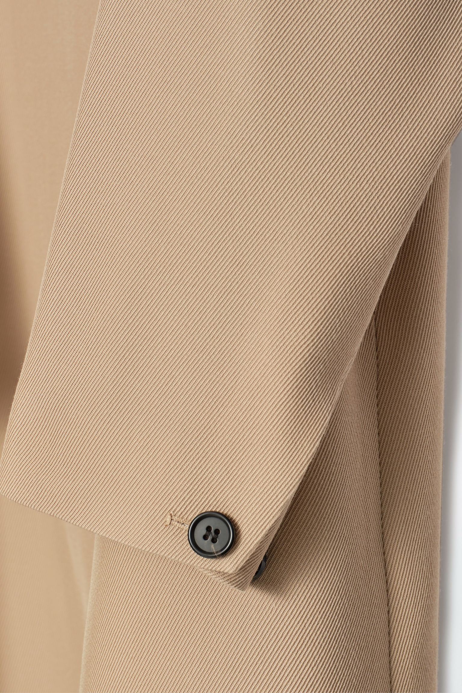 TRAPEZE WOOL-BLEND COAT - BEIGE - 5