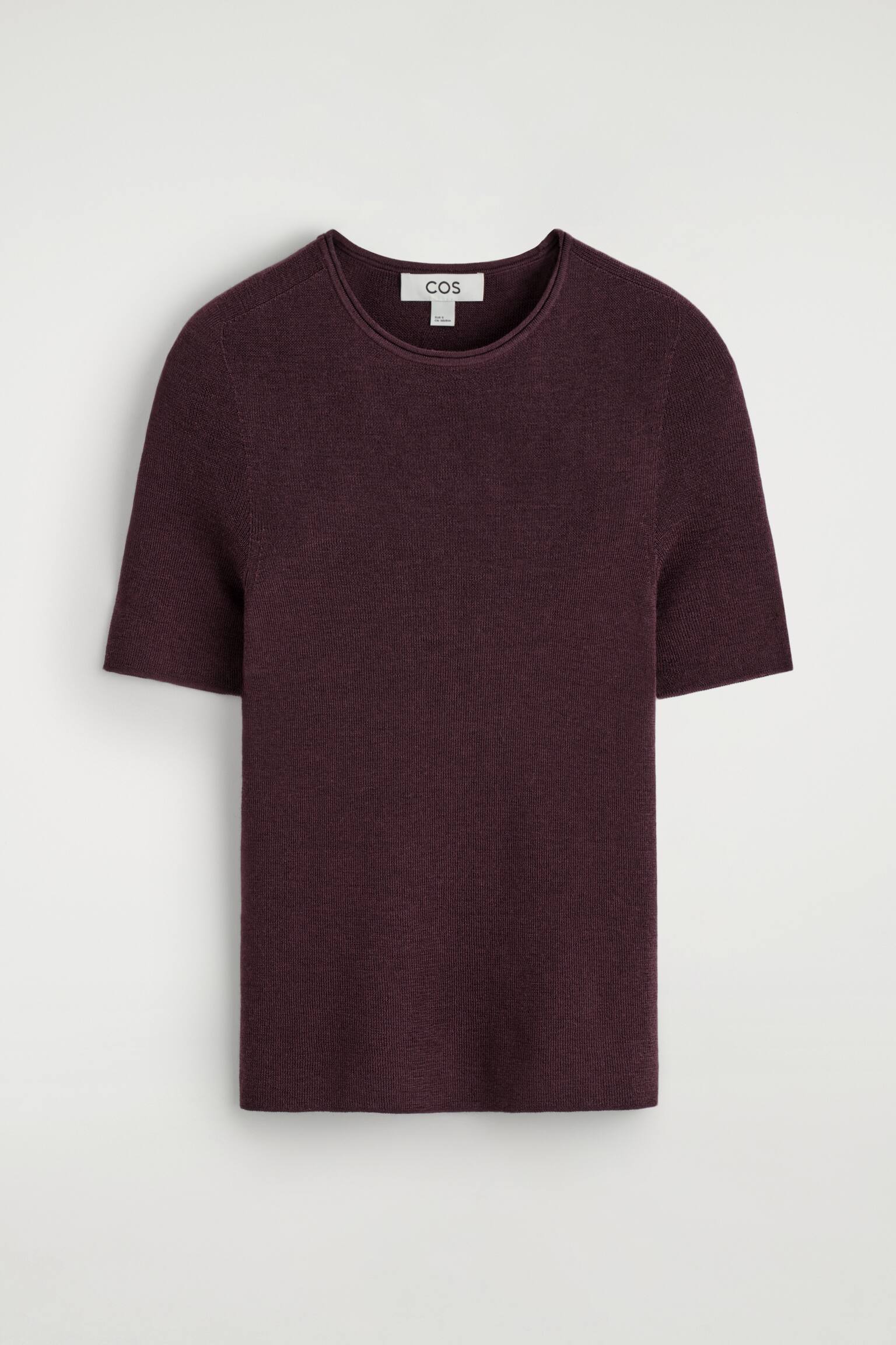 ТЕНИСКА ОТ МЕРИНОСОВА ВЪЛНА БЕЗ ШЕВОВЕ - Бордо меланж/БЕЖОВ МЕЛАНЖ/тъмносив меланж - 2