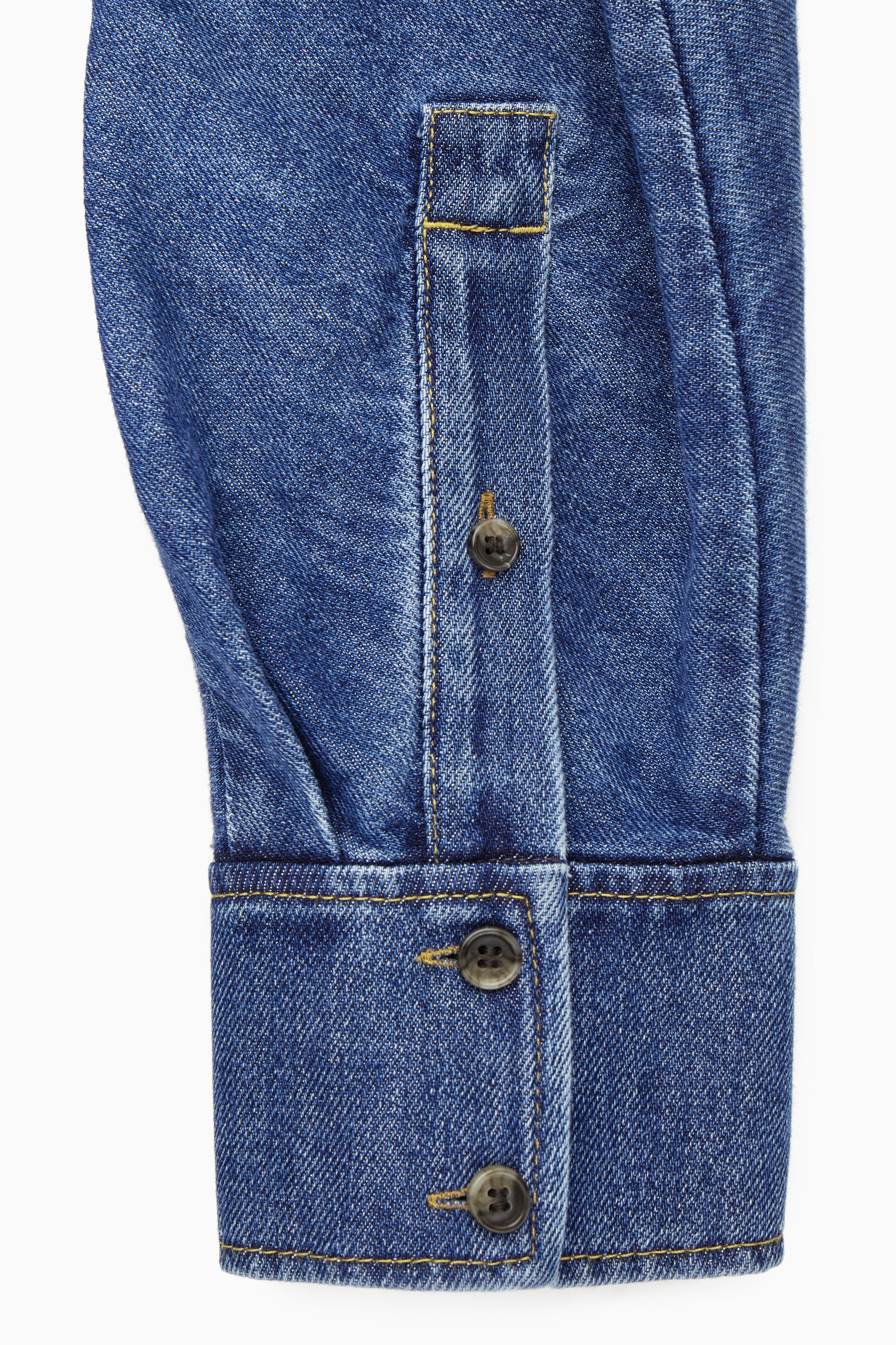View larger image: OVERSIZED WAISTED DENIM SHIRT DRESS - BLUE - Ladies | H&M GB 2