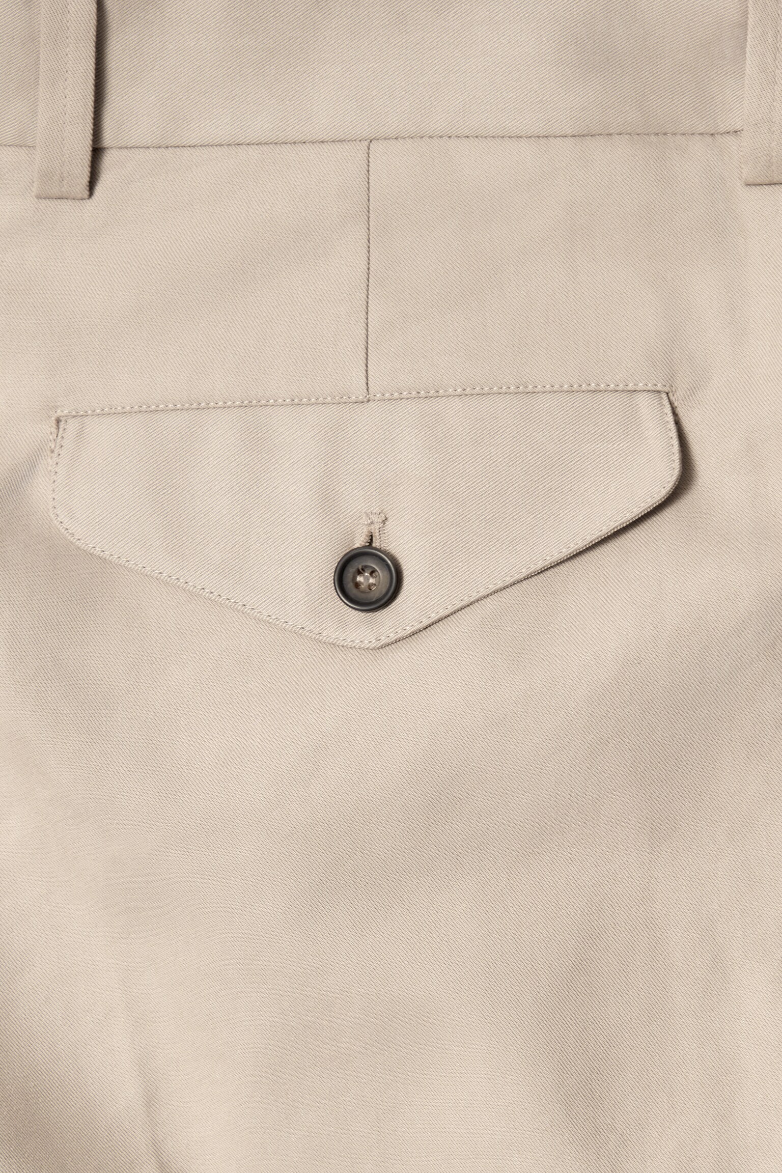 PANTALON À PLIS FUSELÉ DÉCONTRACTÉ EN COTON - TAUPE/BLEU MARINE - 8