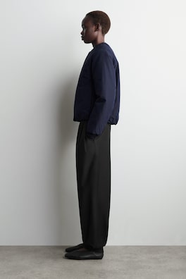PADDED COTTON LINER JACKET — NAVY 3