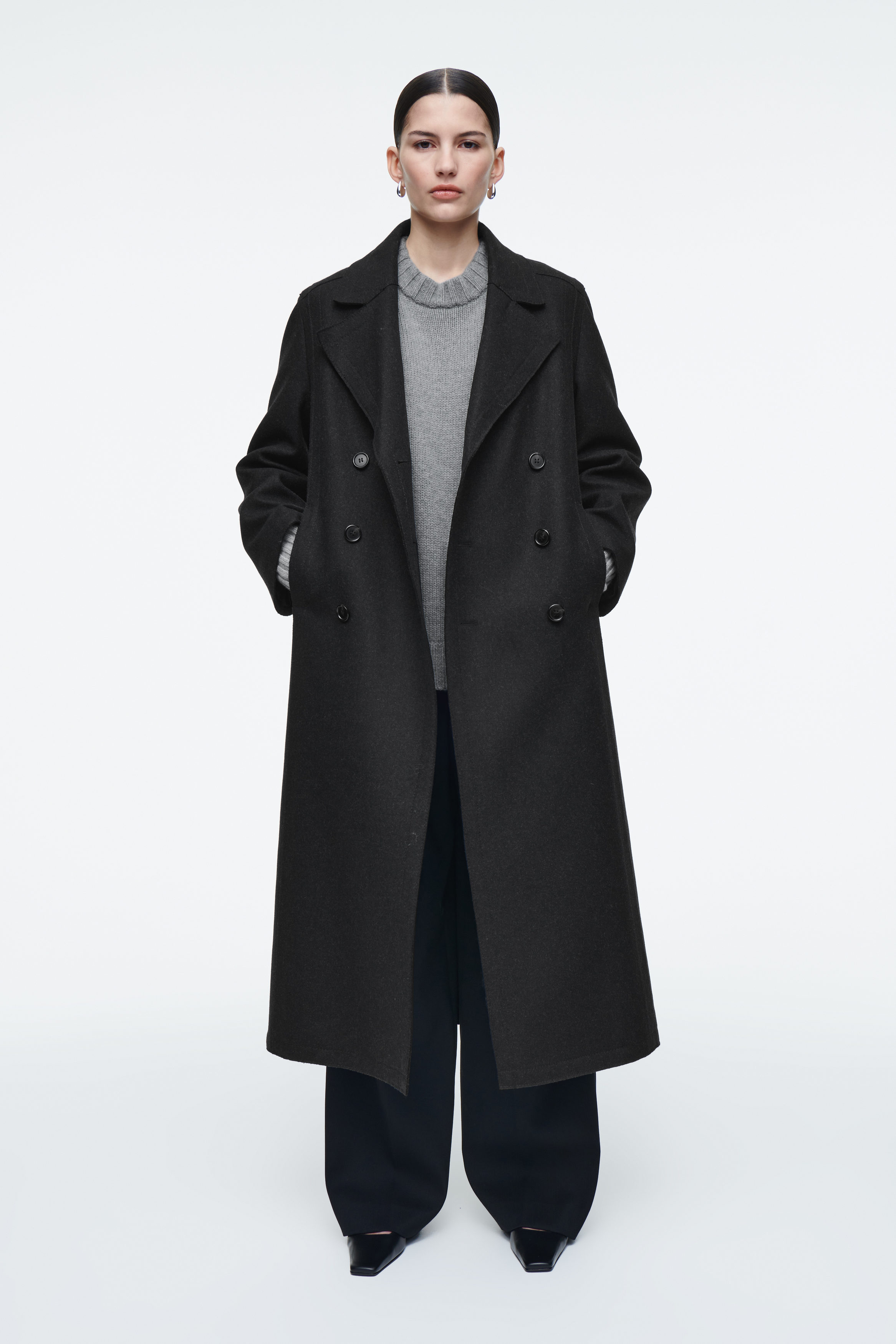 【COOR】韓国人気 ★ Oversized Goat Leather Jumper ★ COOR】韓国人気 ☆ Oversized Goat Leather Jumper ☆