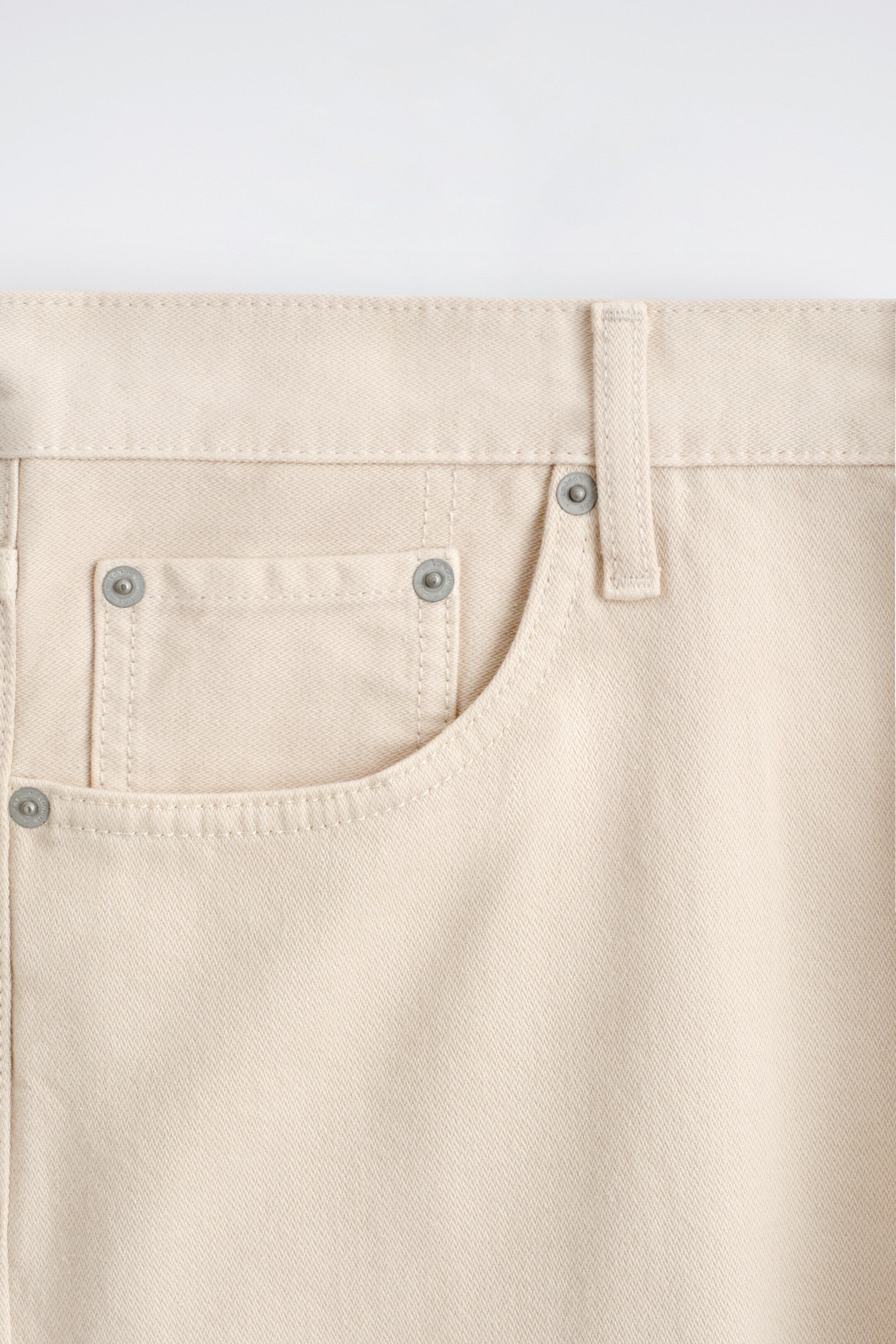 Ingrandisci l'immagine: SIGNATURE STRAIGHT-LEG JEANS - BEIGE - UOMO | H&M CH 7