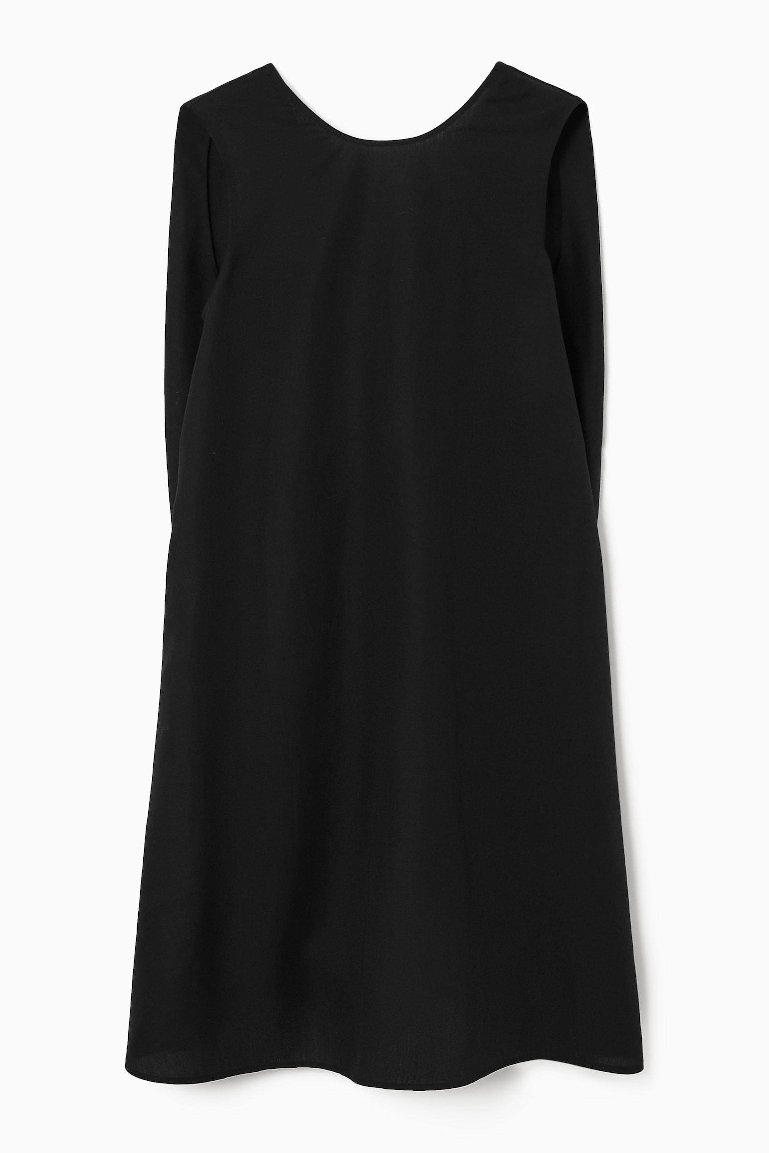 TWIST-DETAIL MINI DRESS - BLACK/BRIGHT BLUE