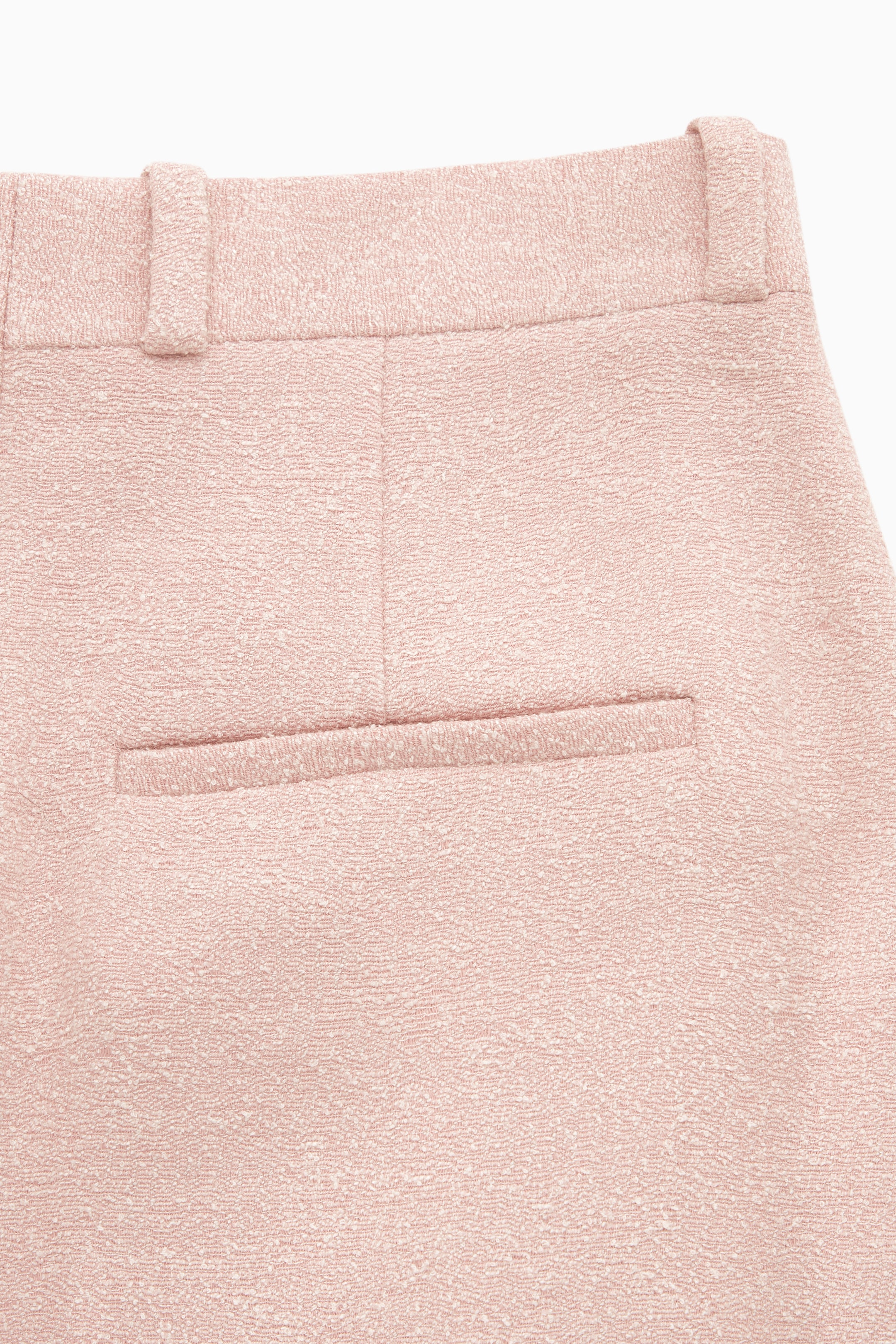 WIDELEG TEXTURED TROUSERS
