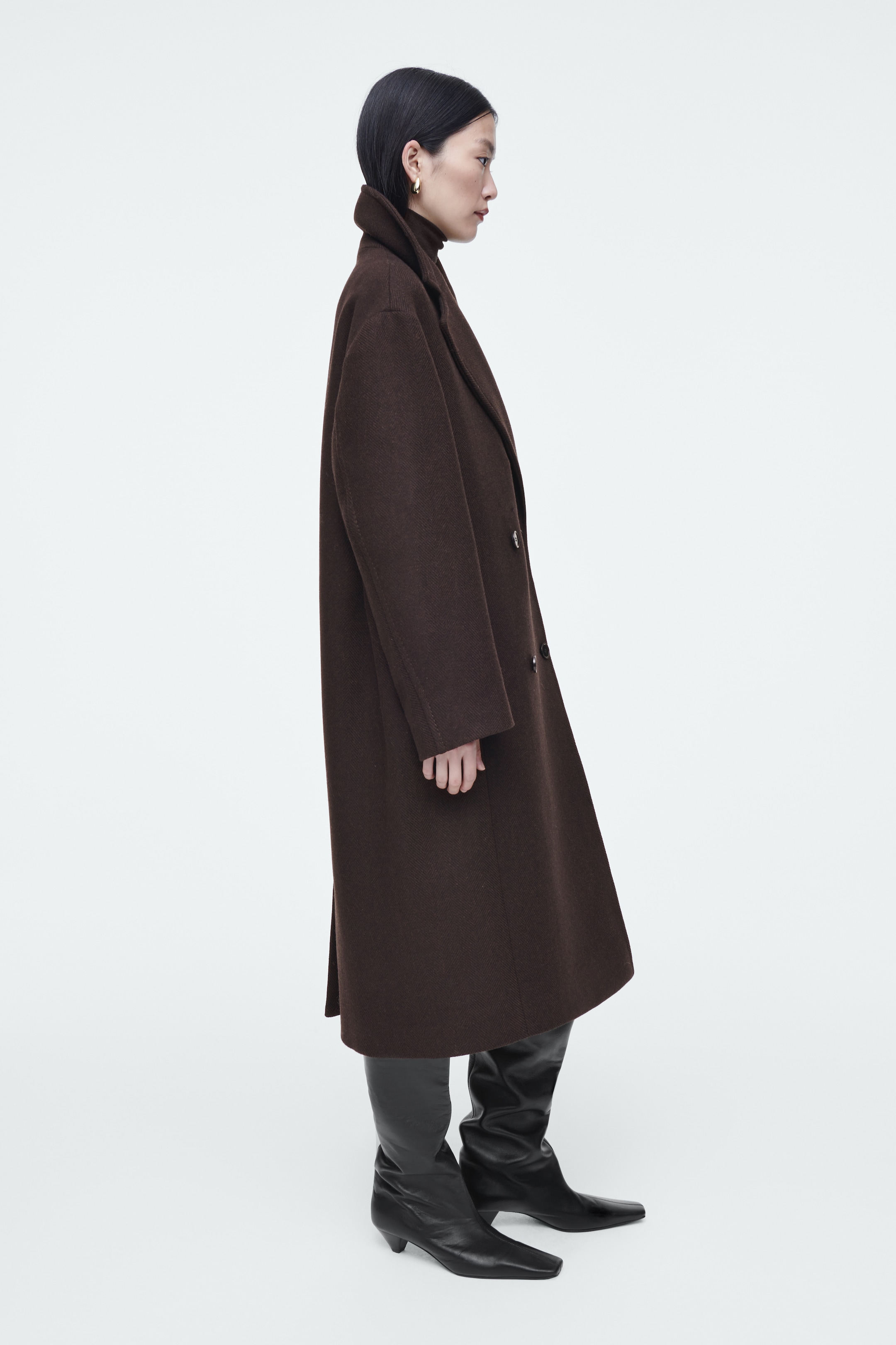 Ingrandisci l'immagine: SLOUCHED LEATHER KNEE-HIGH BOOTS - BLACK - DONNA | H&M CH 2