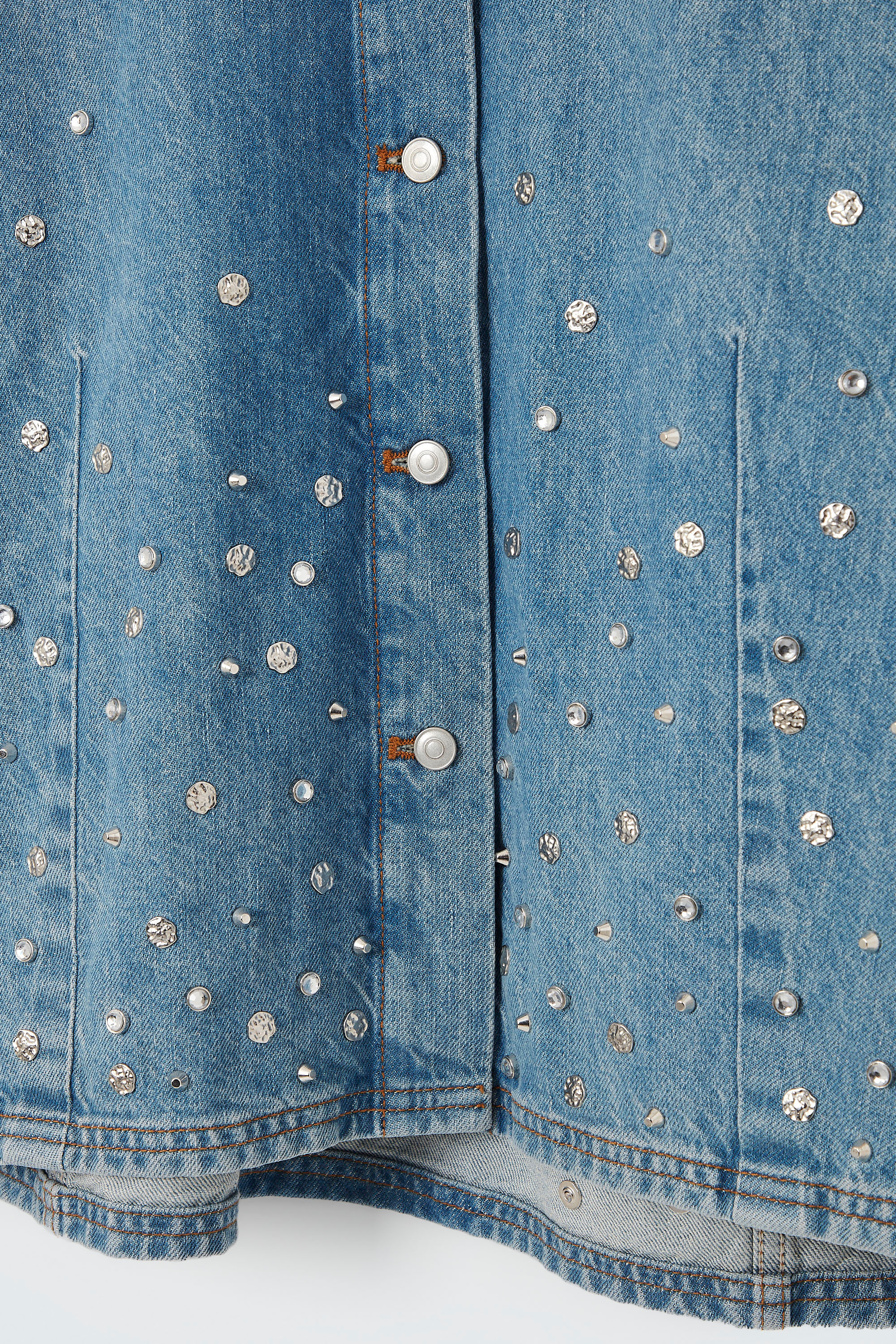 【美品】AMERI MINMAL DENIM SHIRT スリット コットン 美品】AMERI MINMAL DENIM SHIRT スリット コットン - メルカリ
