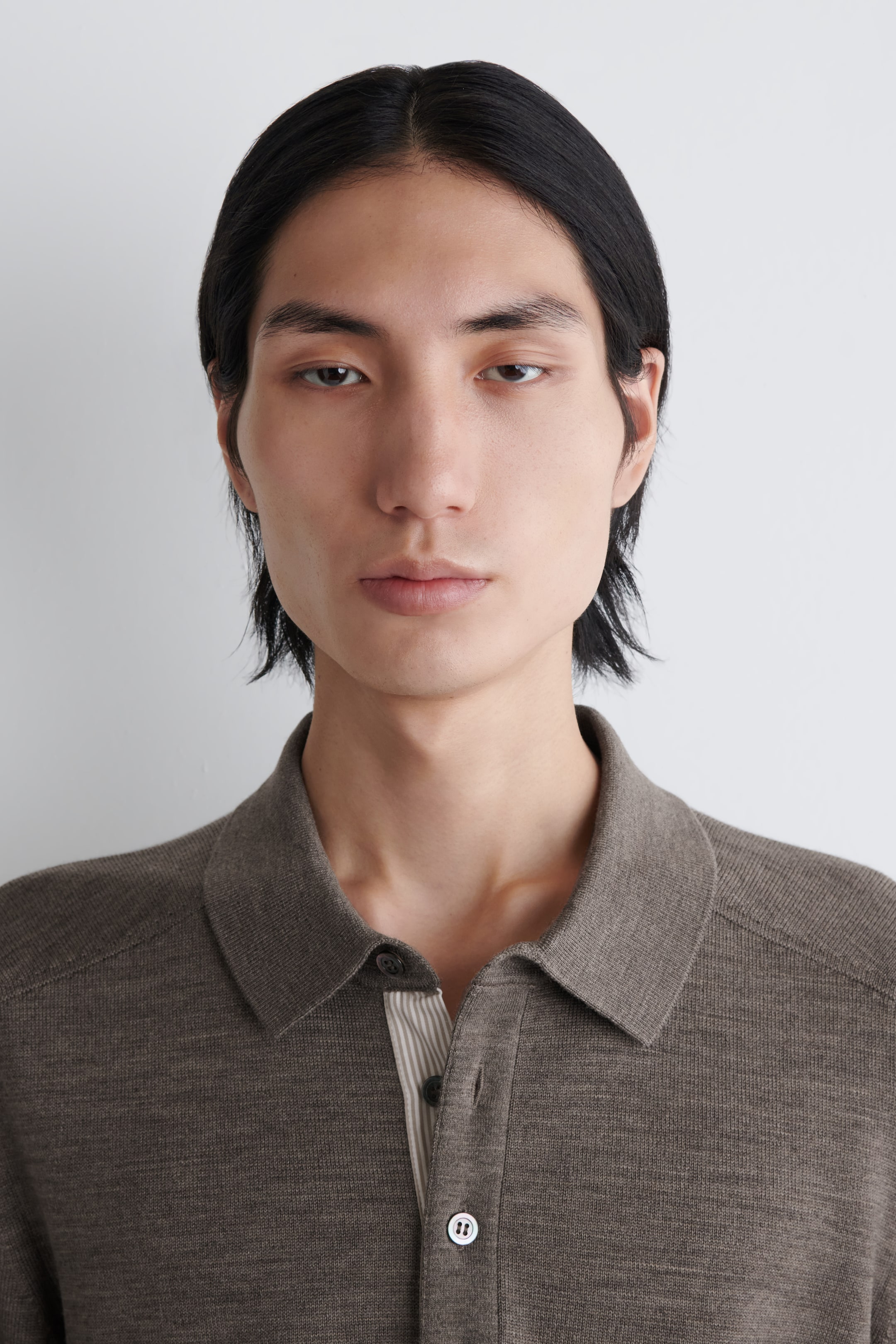 Visualizza immagine più grande: POLO IN LANA MERINO - BEIGE MÉLANGE - UOMO | H&M IT 3