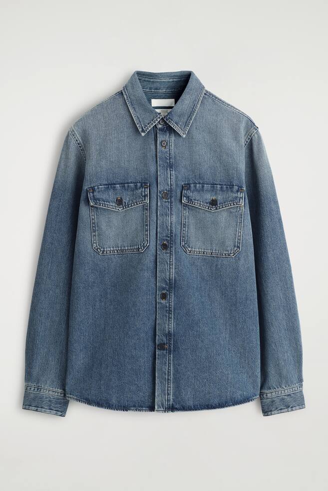 JEANSHEMD - BLAUE WASCHUNG - 1